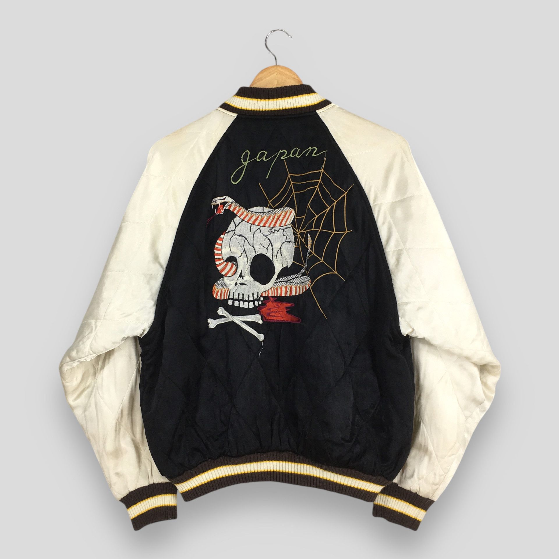 Japanese Brand Vintage 1990s Houston Sukajan Japan Dragon Souvenir Jacket L Size US L / EU 52-54 / 3 - 6 Thumbnail