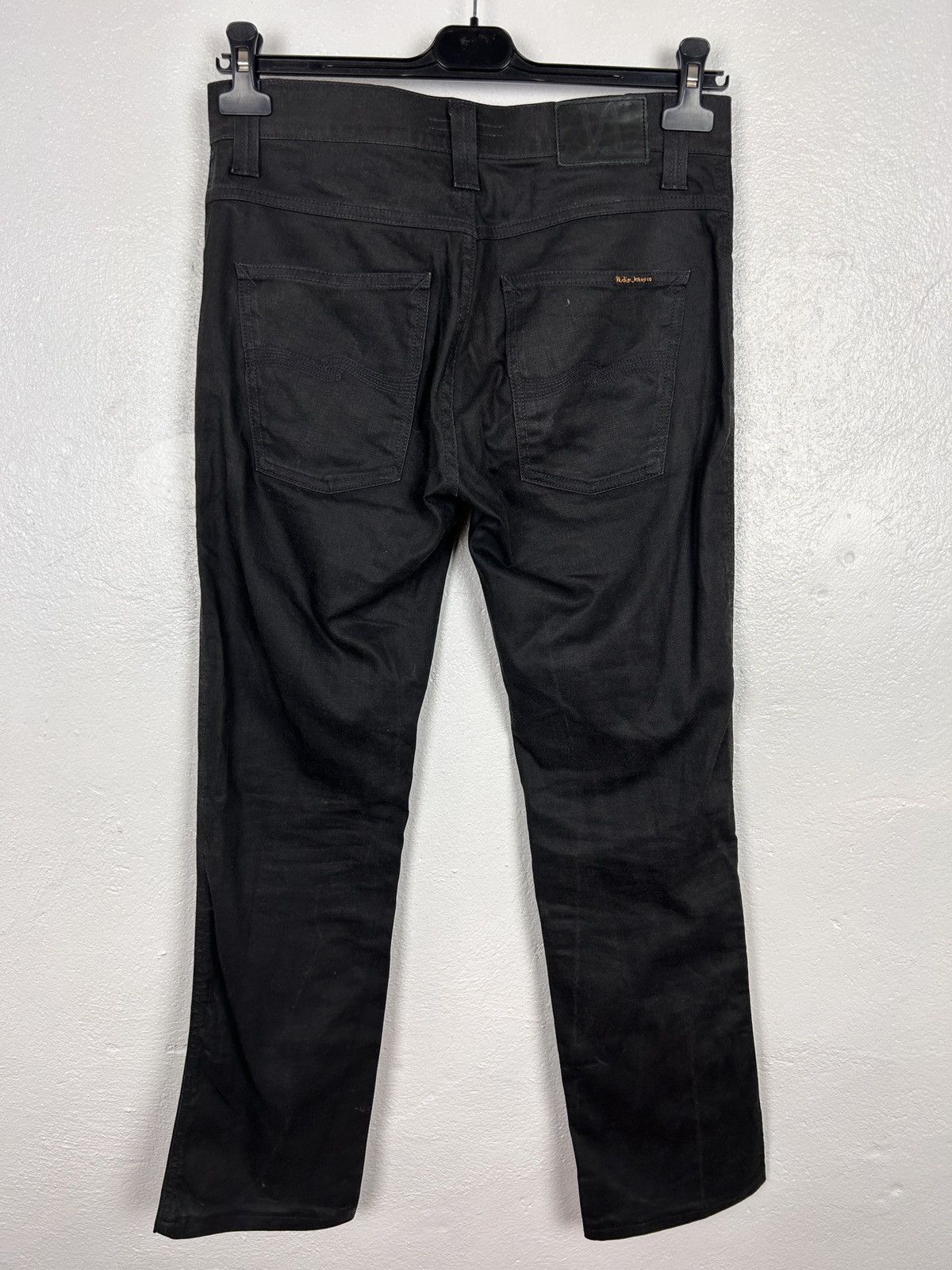 Nudie Jeans Thin Finn - Organic Dry Coated outlets Dark Grey