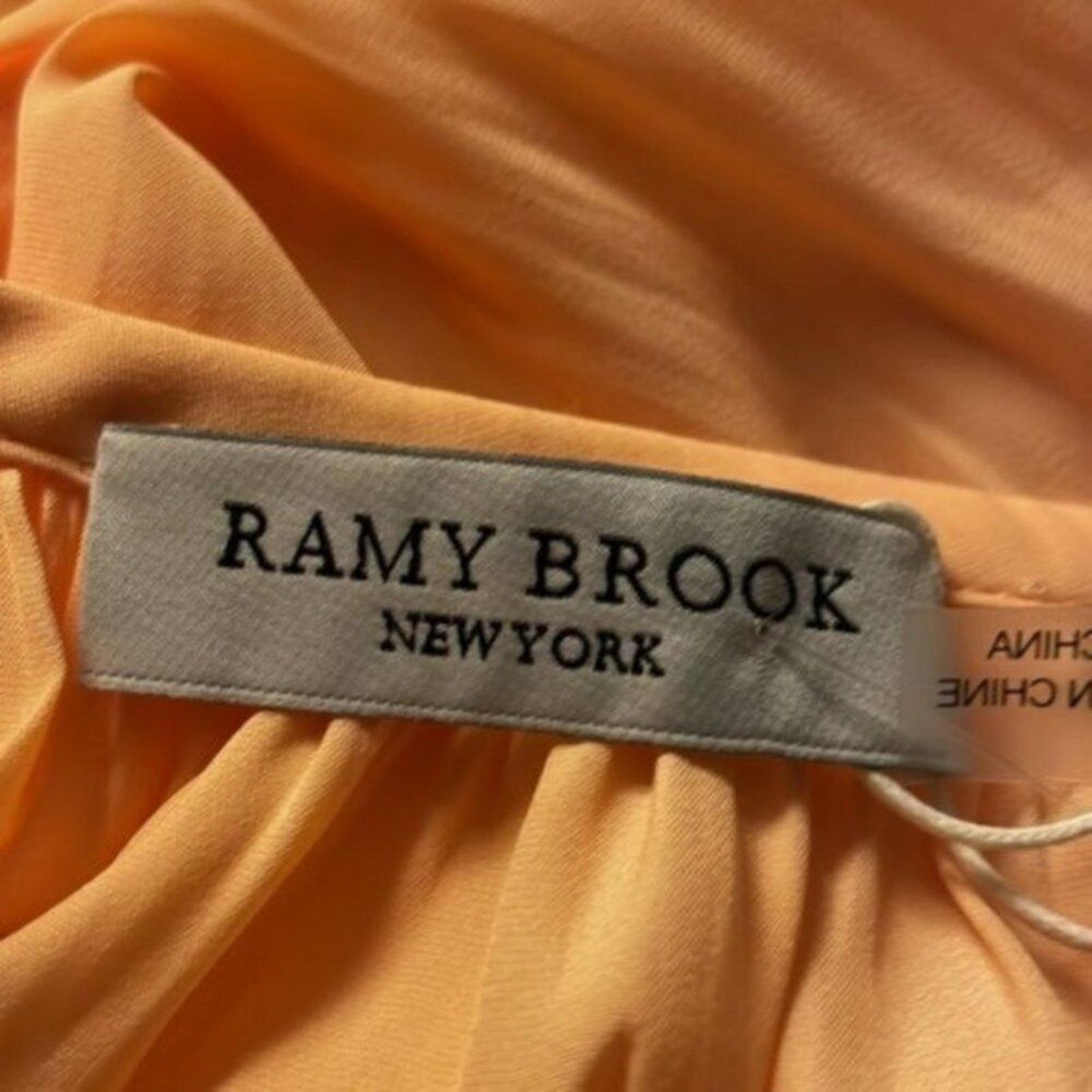 Ramy Brook Ramy Brook Kiara Smocked Mini Dress tangerine L Size L / US 10 / IT 46 - 8 Thumbnail