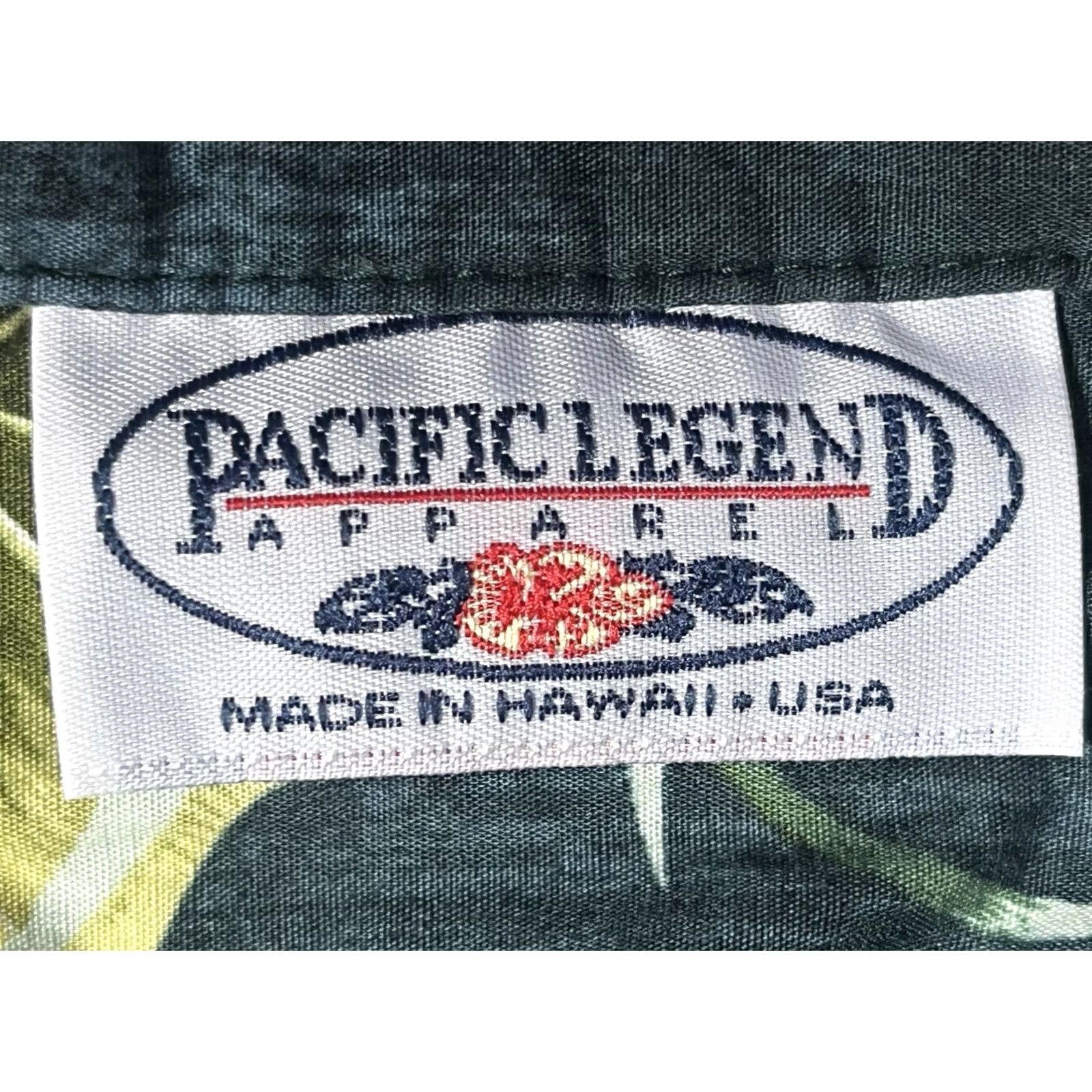 Vintage Pacific Legend Shirt Men L Floral Hawaiian Beach Tropical Cotton Short Sleeve Button-Up Size US L / EU 52-54 / 3 - 5 Thumbnail