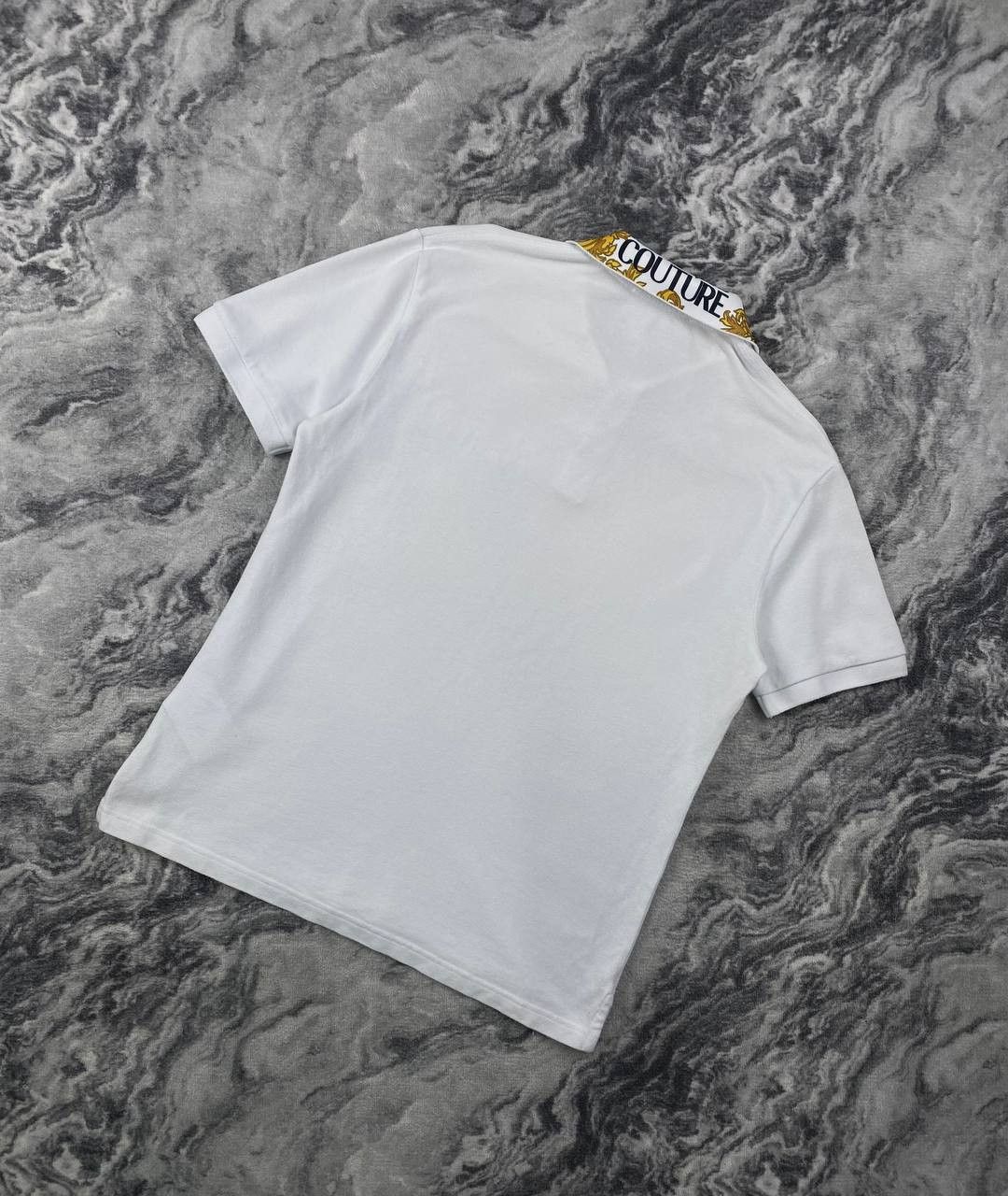 Versace Versace Jeans Couture Baroque Print Polo Shirt Men Size M Size US M / EU 48-50 / 2 - 12 Thumbnail