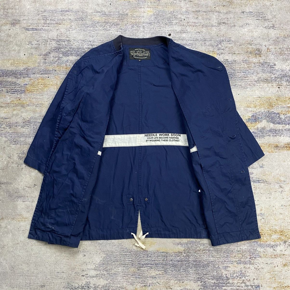Japanese Brand Needle work soon asymmetrical button jacket Size US M / EU 48-50 / 2 - 8 Thumbnail