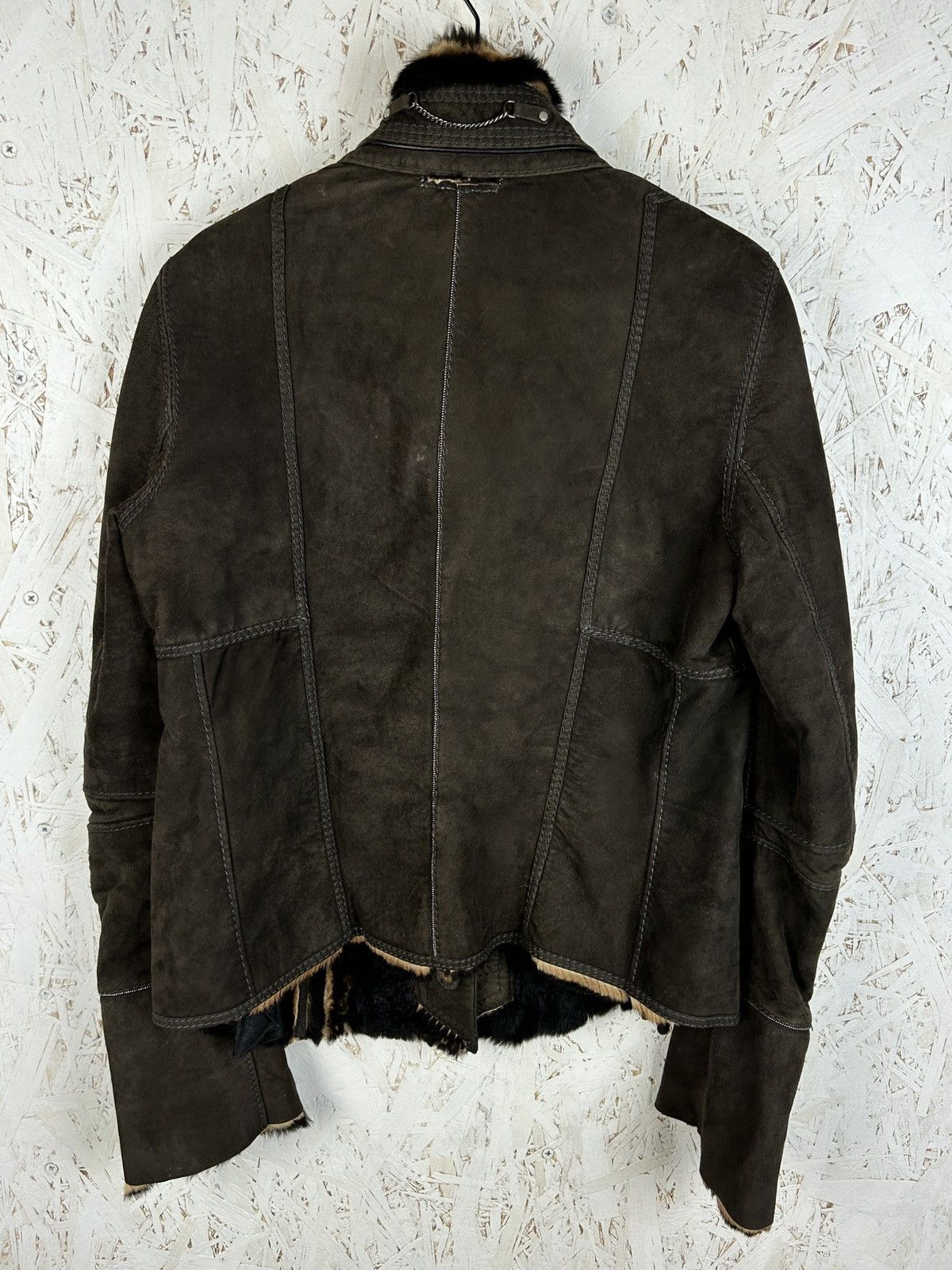 Marithe + Francois Girbaud Marithe Francois Girbaud Kangaroo Reversible Leather Jacket Size M / US 6-8 / IT 42-44 - 7 Thumbnail
