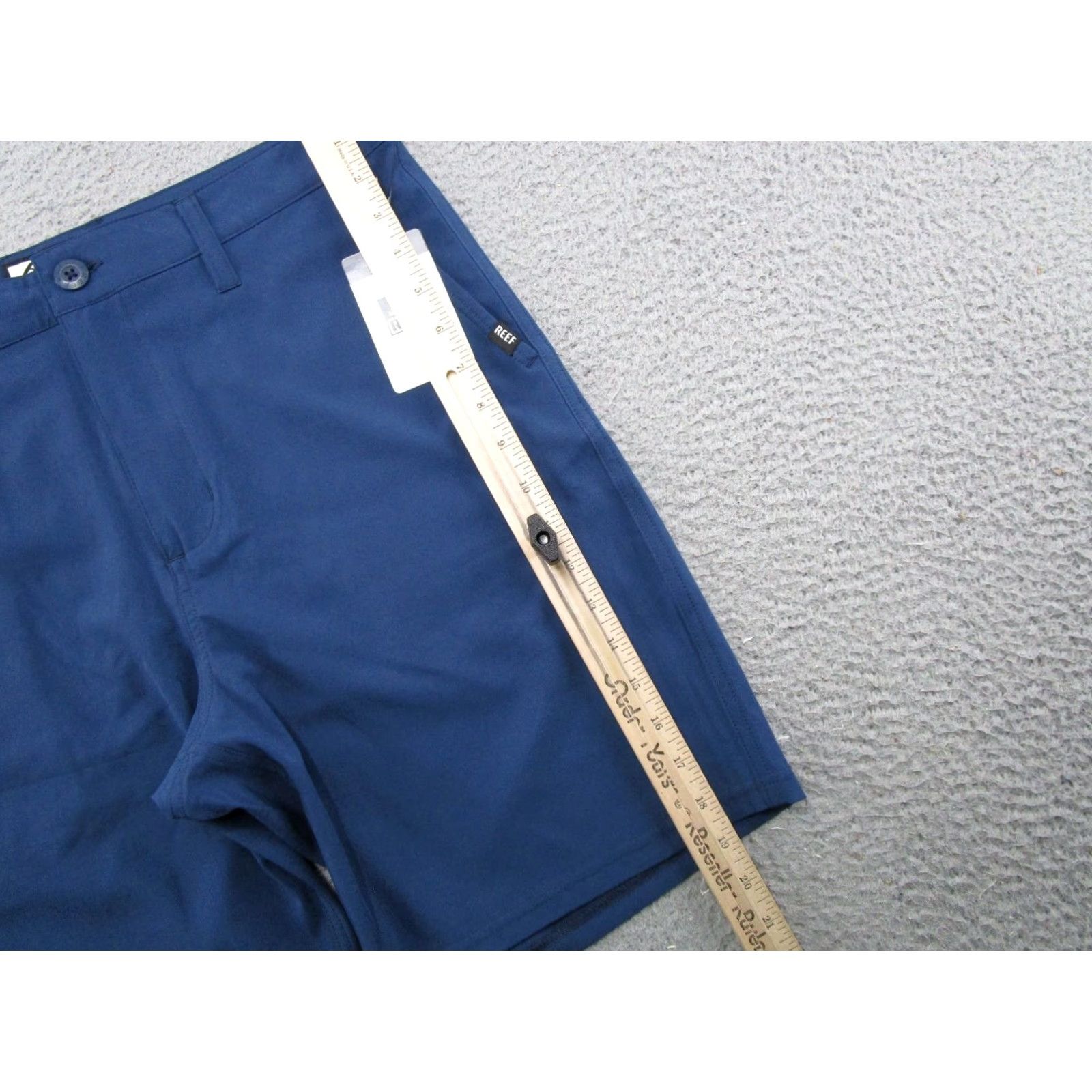 REEF Reef Mens Navy Blue Stretch Chino Shorts Size 32 Golf Preppy Beach NEW Size US 32 / EU 48 - 6 Thumbnail