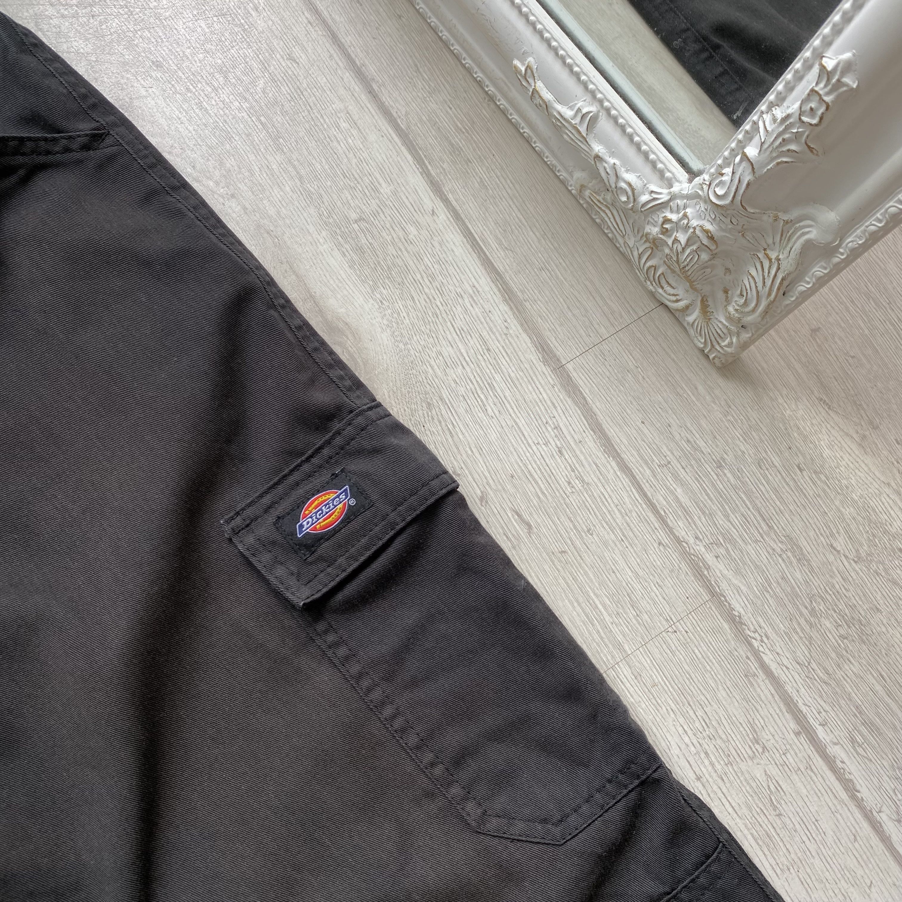 Dickies 🛠️ Vintage Faded Diskies Work Cargo Pants Skater Size US 38 / EU 54 - 5 Thumbnail