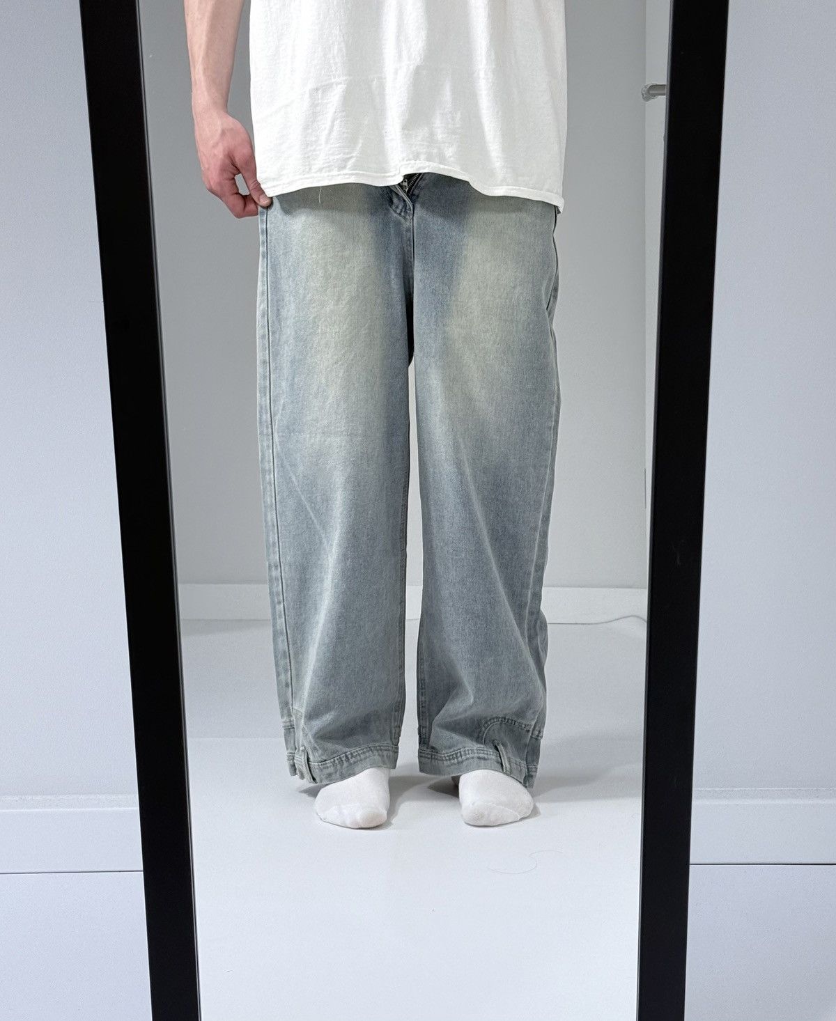 Other Vintage avantgarde Y2K streetwear opium wide jeans Size US 30 / EU 46 - 7 Thumbnail
