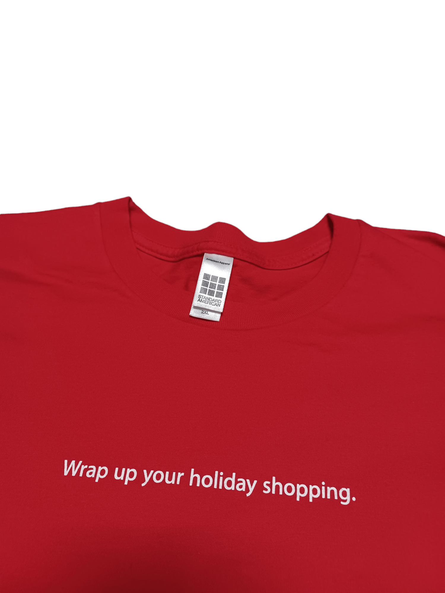 Apple APPLE MADE IN USA WRAP UP YOUR HOLIDAY SHOPPING VINTAGE LONG Size US XXL / EU 58 / 5 - 2 Thumbnail