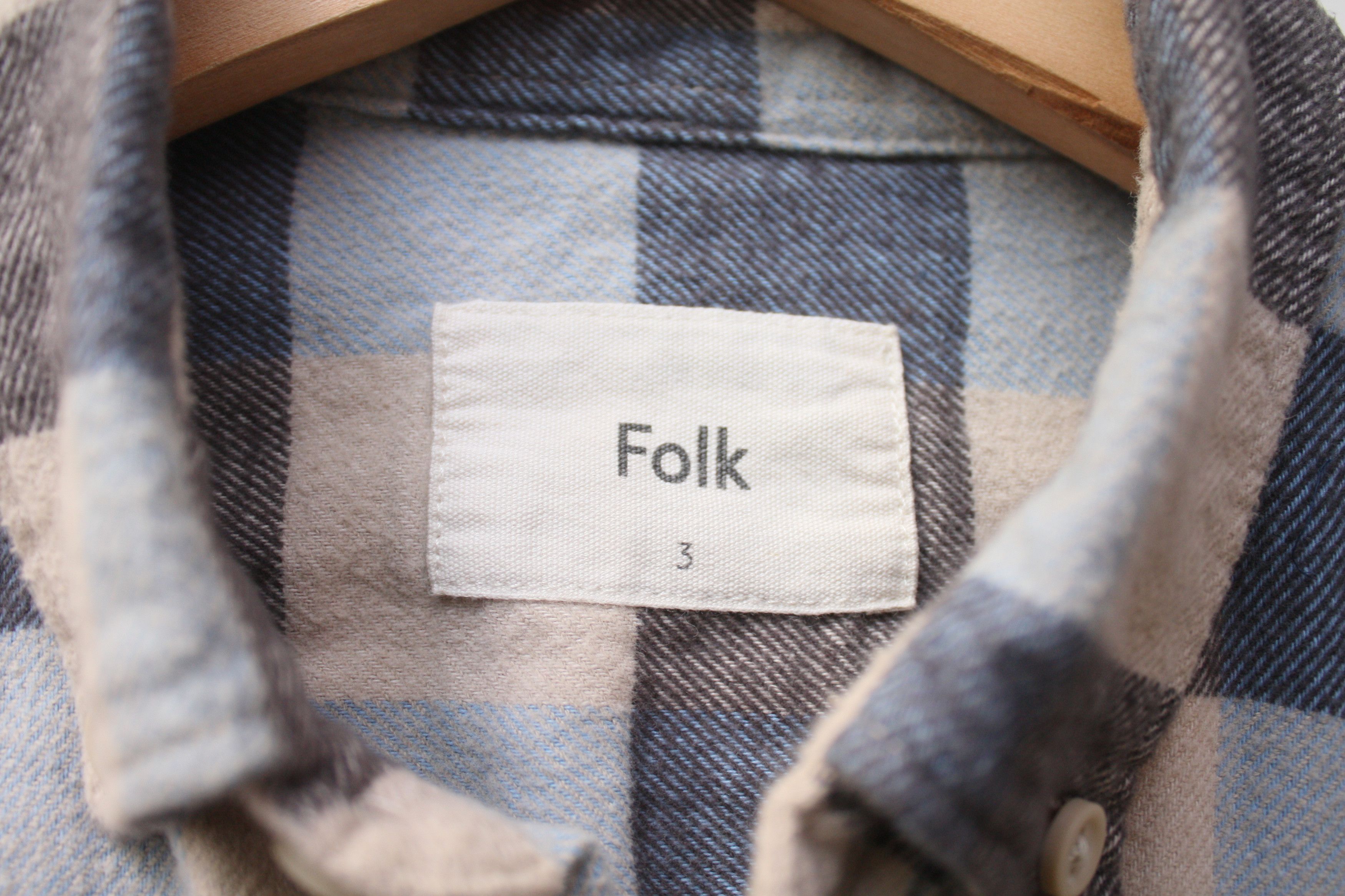 Folk Folk Flannel Checkered Shirt Men's Medium Size US M / EU 48-50 / 2 - 5 Thumbnail