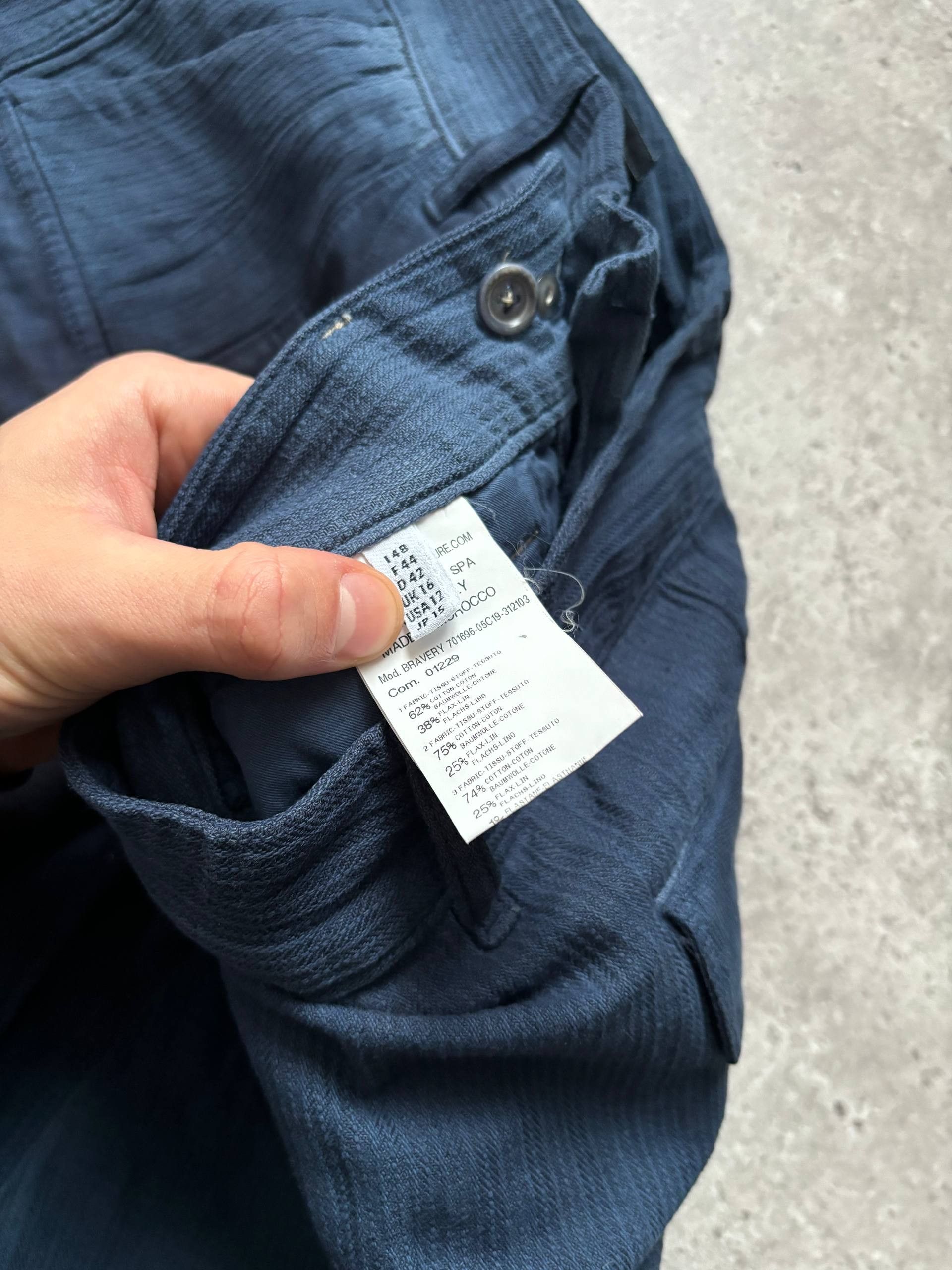 Japanese Brand Avant Garde Designer High Use Washed Cargo Pants Size US 32 / EU 48 - 14 Thumbnail