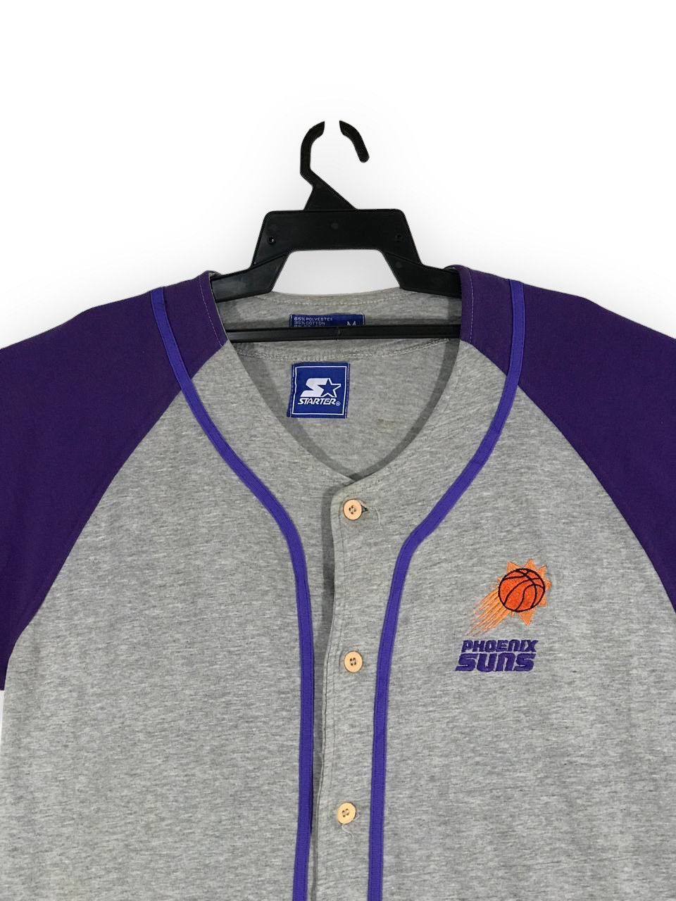 NBA × Starter × Vintage Vintage Phoenix Suns baseball shirt Size US M / EU 48-50 / 2 - 2 Thumbnail