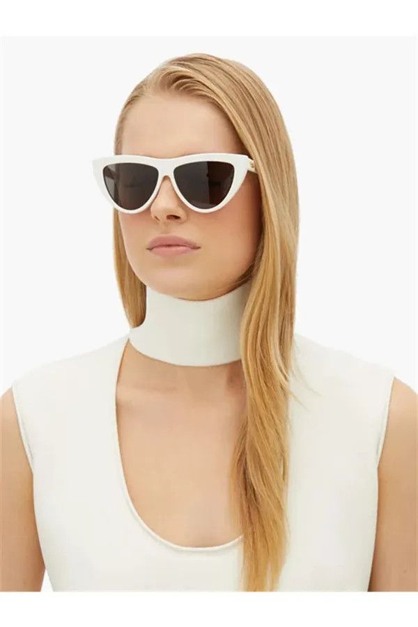 Bottega Veneta Bottega Veneta New Classic White Sunglasses Size ONE SIZE - 19 Thumbnail