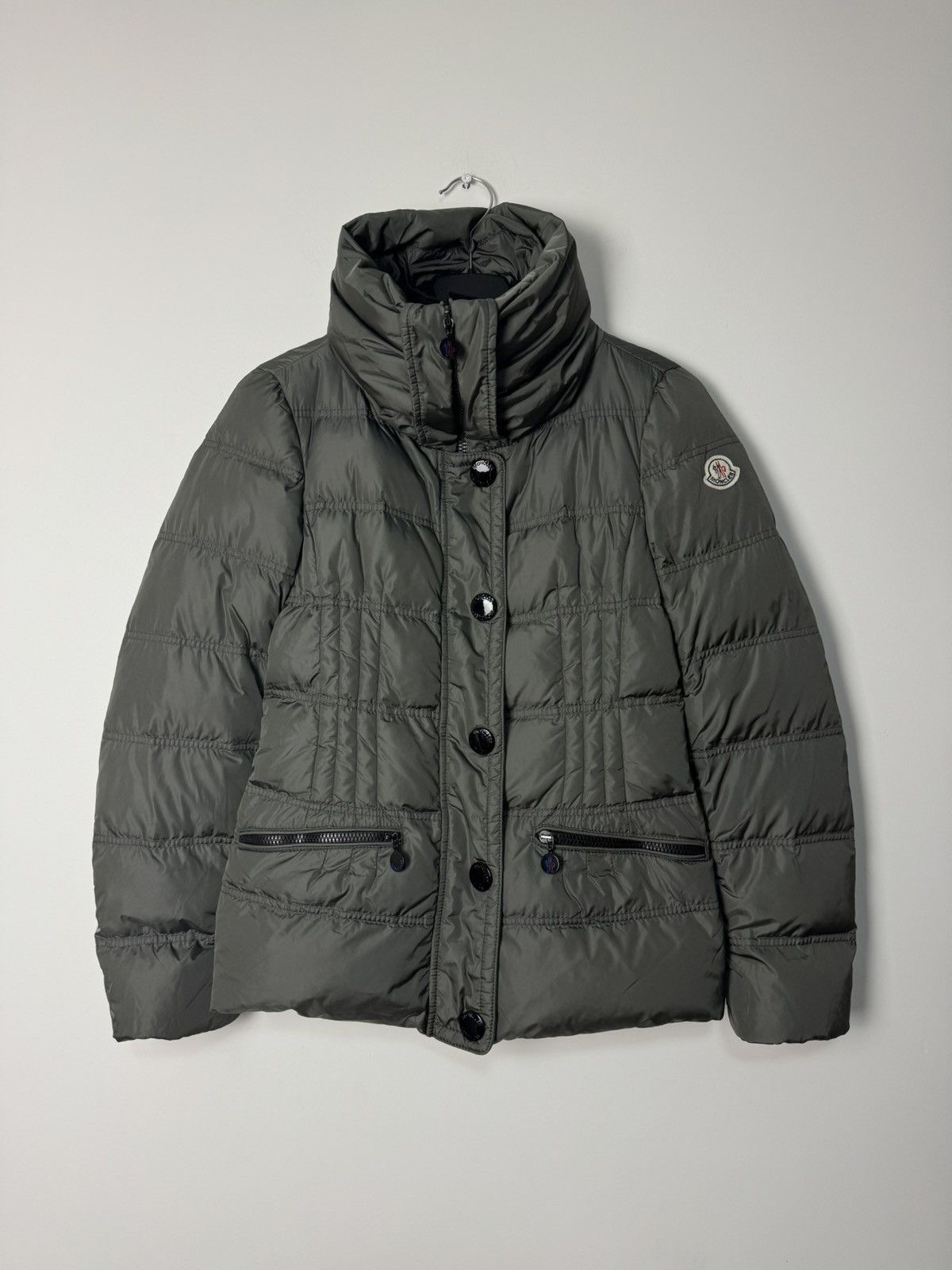 Moncler Moncler Vosges Down Jacket Olive Green Luxury Designer Size S / US 4 / IT 40 - 1 Thumbnail