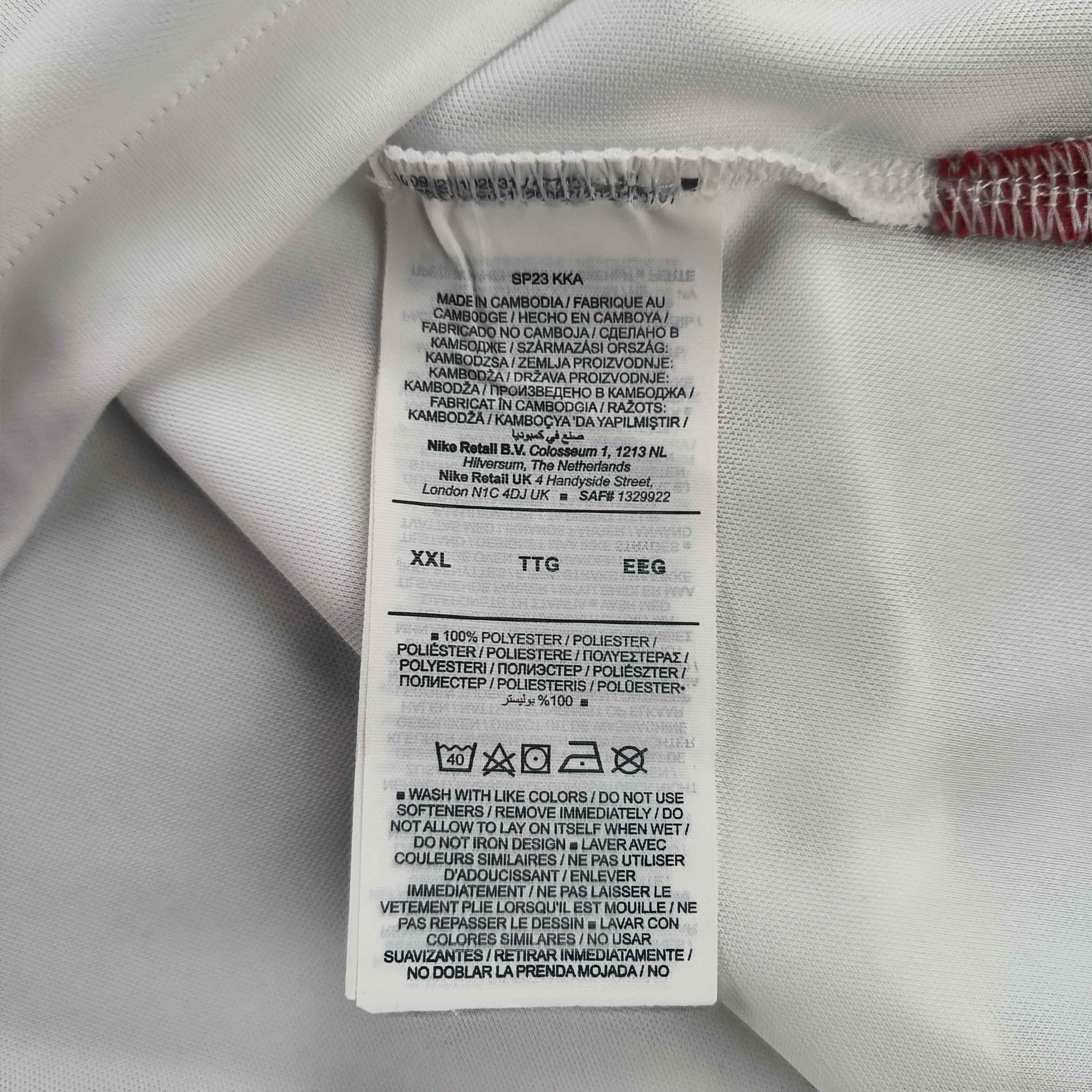 Nike Liverpool 23-24 Nike training football jersey shirt size XXL Size US XXL / EU 58 / 5 - 6 Thumbnail