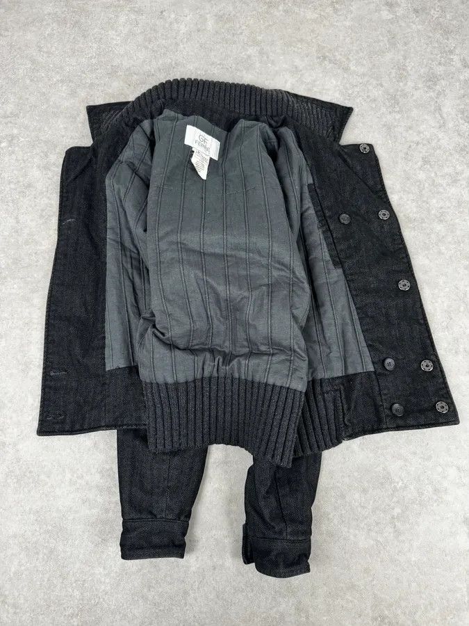 Gianfranco Ferre AW2006 Gianfranco Ferré Grey Officer Buttoned Bomber Jacket Size 42R - 8 Thumbnail