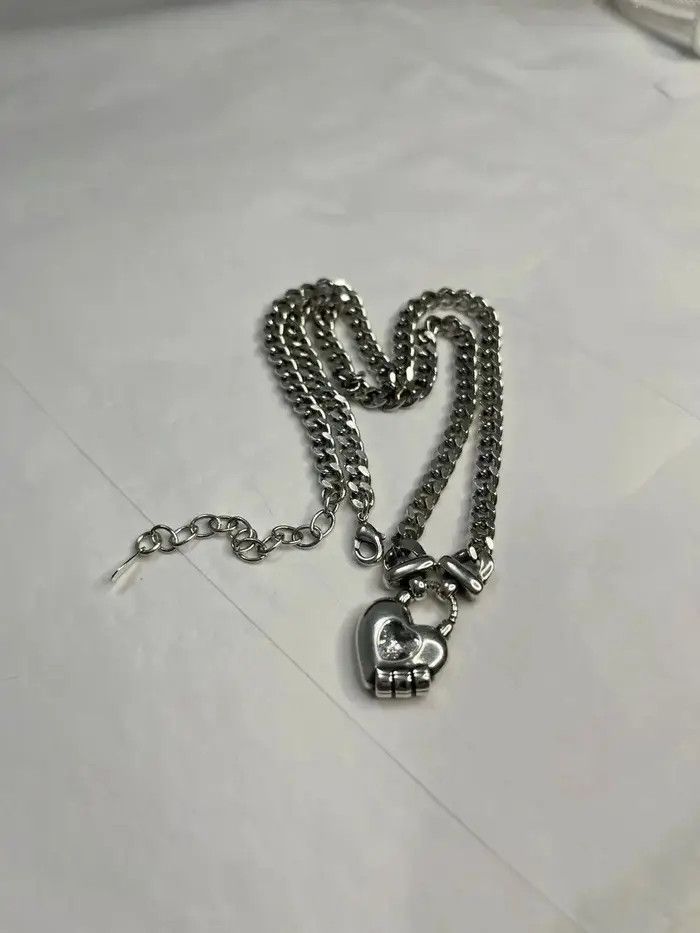 Jewelry Love Pendant Y2k Punk Gothic Necklaces Size ONE SIZE - 7 Thumbnail