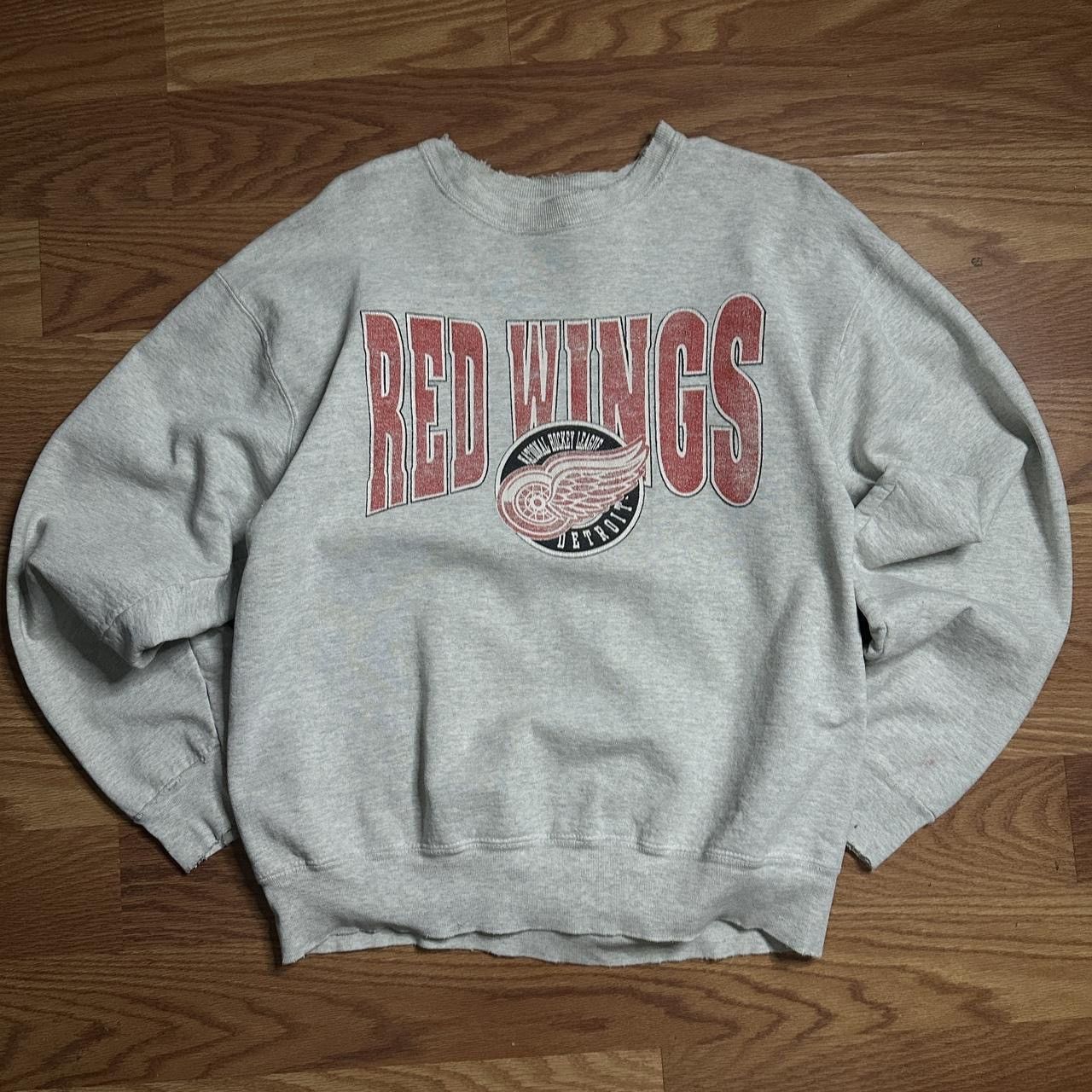 NHL Vintage Red Wings Crewneck Sweatshirt - L Size US L / EU 52-54 / 3 - 1 Thumbnail