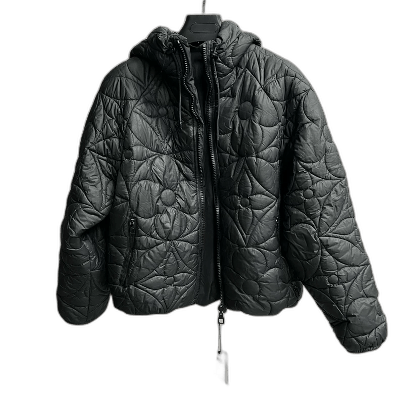 Louis Vuitton Louis Vuitton Black Floral Quilted Jacket-yf Size US L / EU 52-54 / 3 - 1 Thumbnail