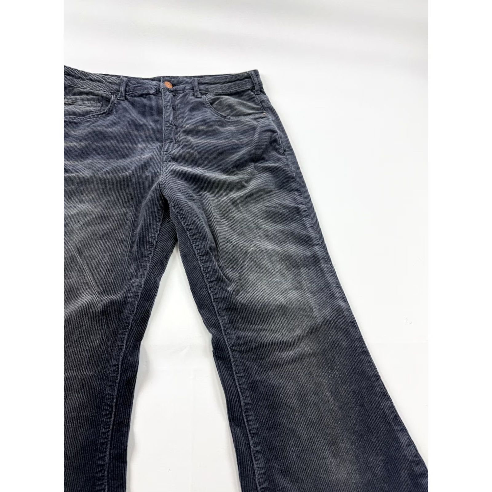 J.Crew J.Crew Pants Womens 31 Gray City Fit Corduroy Flare Leg 5 Pocket Stretch Casual Size 24" / US 00 / IT 34 - 3 Thumbnail