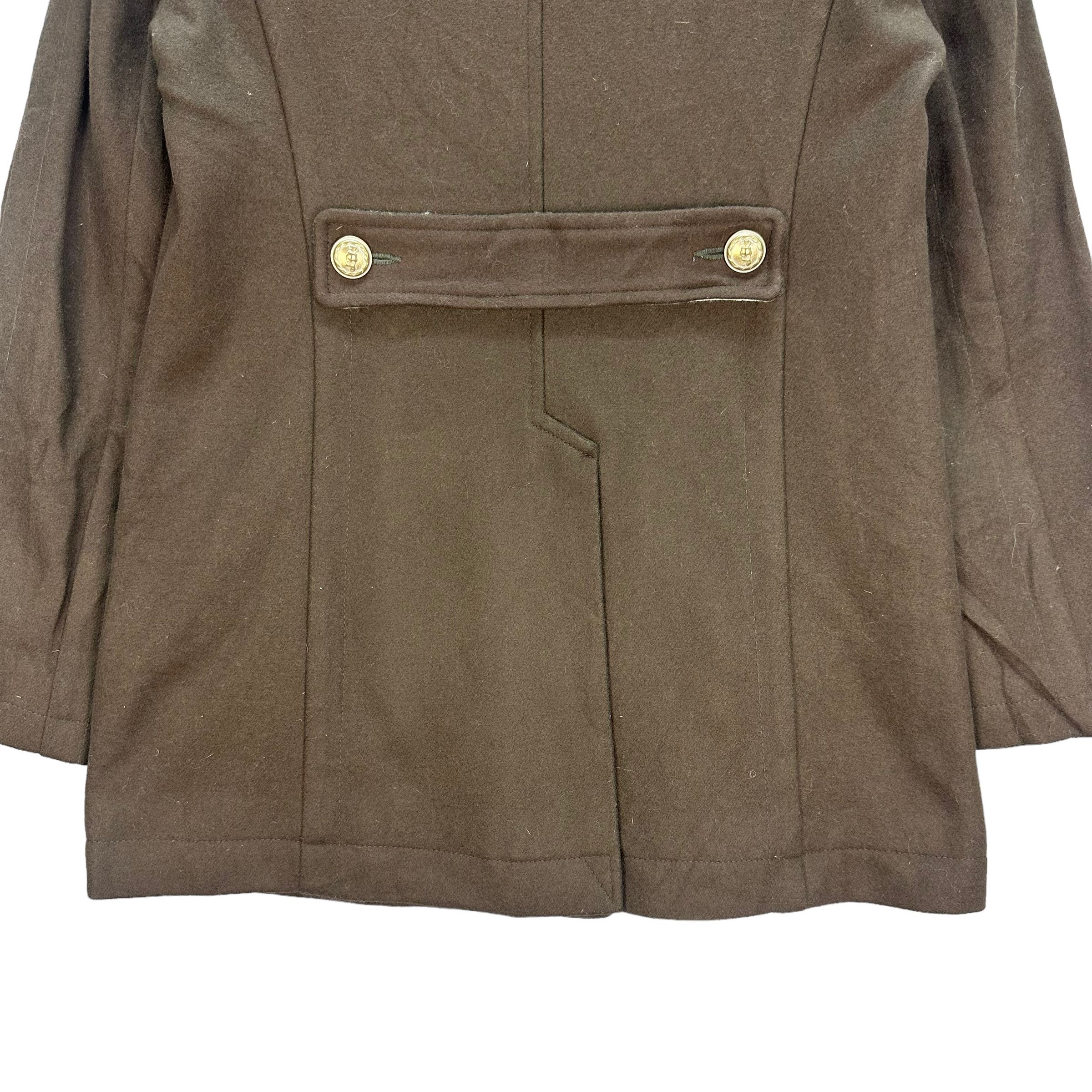 Japanese Brand YOSHI KONDO PARIS WOOL BELTED DOUBLE BREASTED COAT #7825-180 Size S / US 4 / IT 40 - 11 Thumbnail