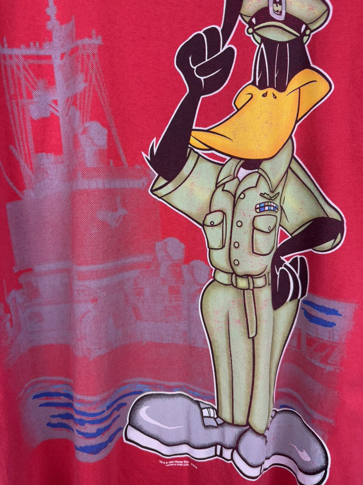 Vintage × Warner Bros Warner Brothers Looney Tunes Vintage 1994 Daffy Duck T Shirt Size US XL / EU 56 / 4 - 11 Thumbnail