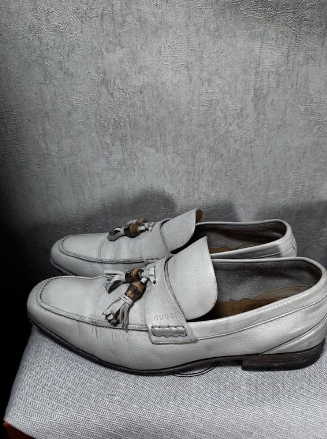 Gucci GUCCI Leather loafers with tassels Size US 7.5 / EU 40-41 - 3 Thumbnail