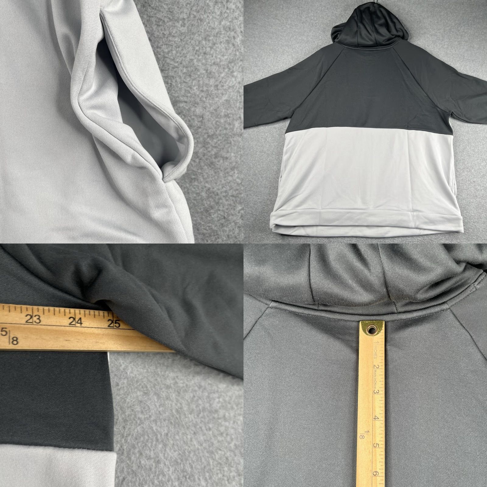 Under Armour Under Armour Hoodie Sweatshirt Womens XL Gray Colorblock Pullover Hoodie Activewear NWT Performance Pockets Logo 90s? Size XL / US 12-14 / IT 48-50 - 8 Thumbnail
