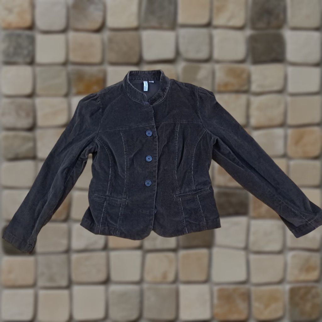 Vintage St. John's Bay Jacket Corduroy Brown Medium Women Basic Jacket Vintage No Size ONE SIZE - 1 Thumbnail