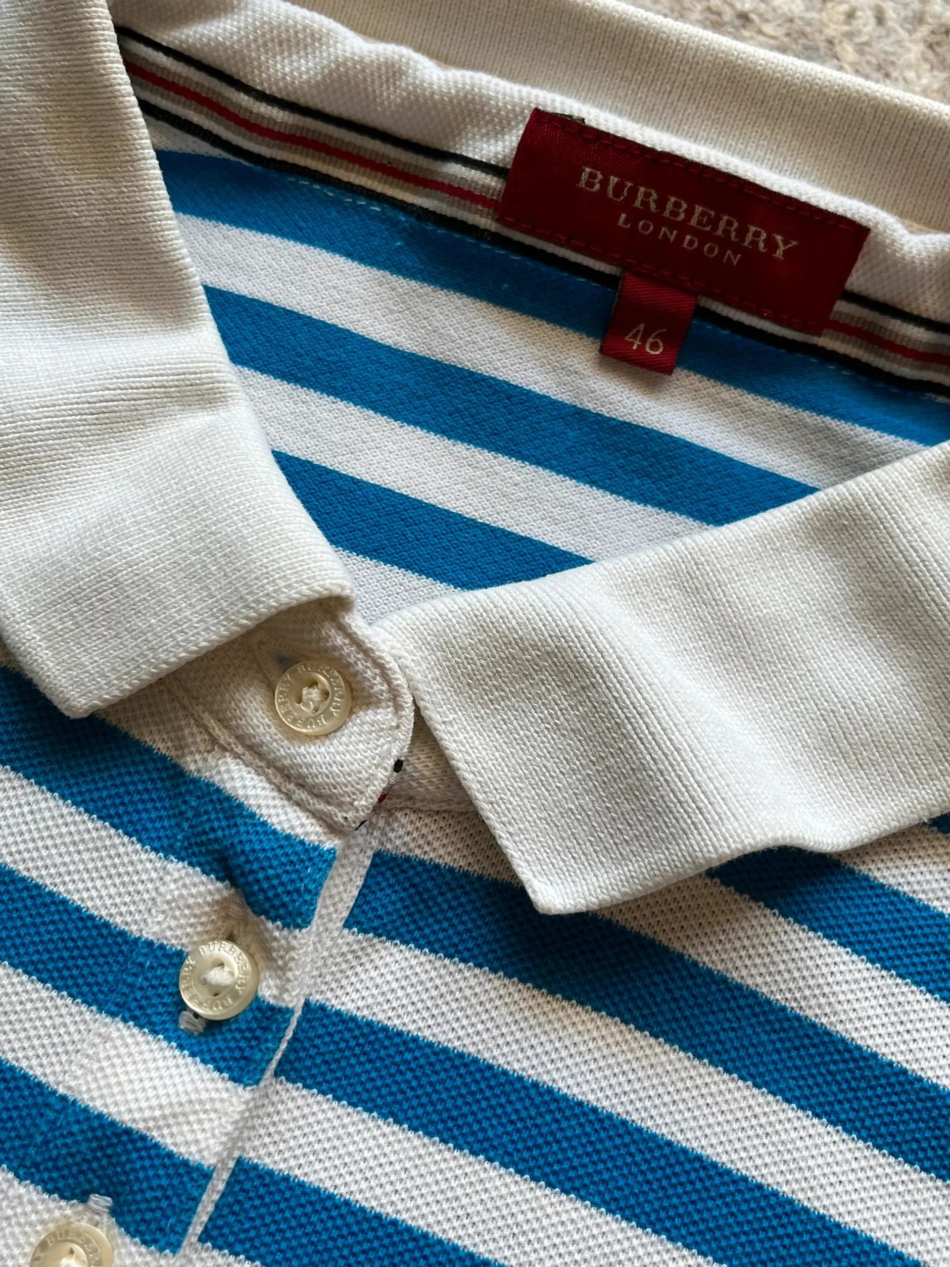 Burberry Burberry London Vintage 2000s Y2K Women’s Polo Shirt Size XL / US 12-14 / IT 48-50 - 11 Thumbnail