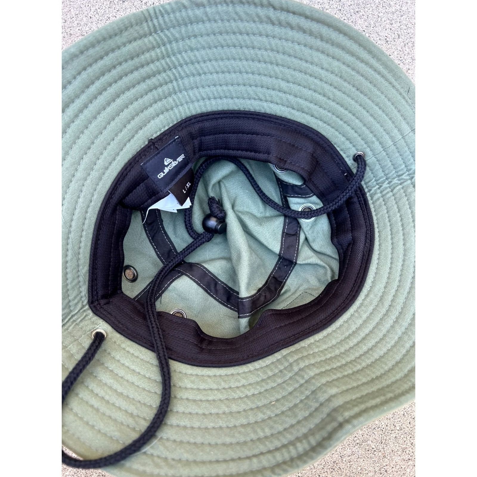 Quiksilver VINTAGE Quiksilver Hawaii Islands Adventure Bucket Hat Men L/XL Green Limited Edition Cap Size ONE SIZE - 4 Thumbnail