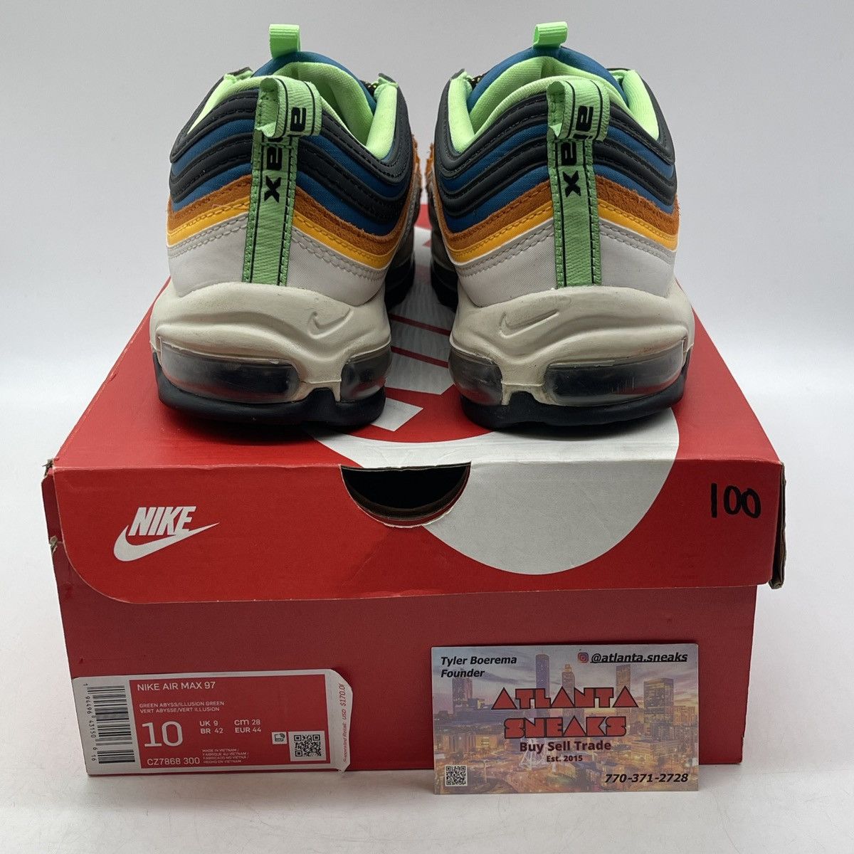 Air max 97 green Abbys illusion green