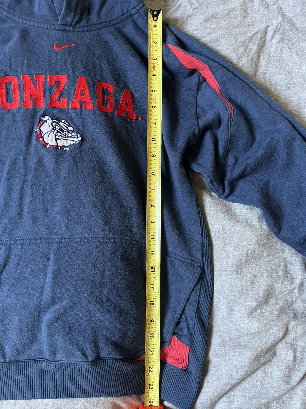Nike × Vintage Vintage Gonzaga University Hoodie Nike Large Size US L / EU 52-54 / 3 - 4 Thumbnail