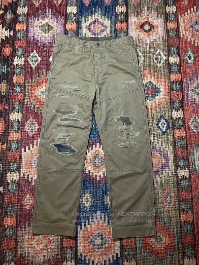 RRL Ralph Lauren RRL Ralph Lauren Johnson's same patch military pants Size US 32 / EU 48 - 1 Thumbnail