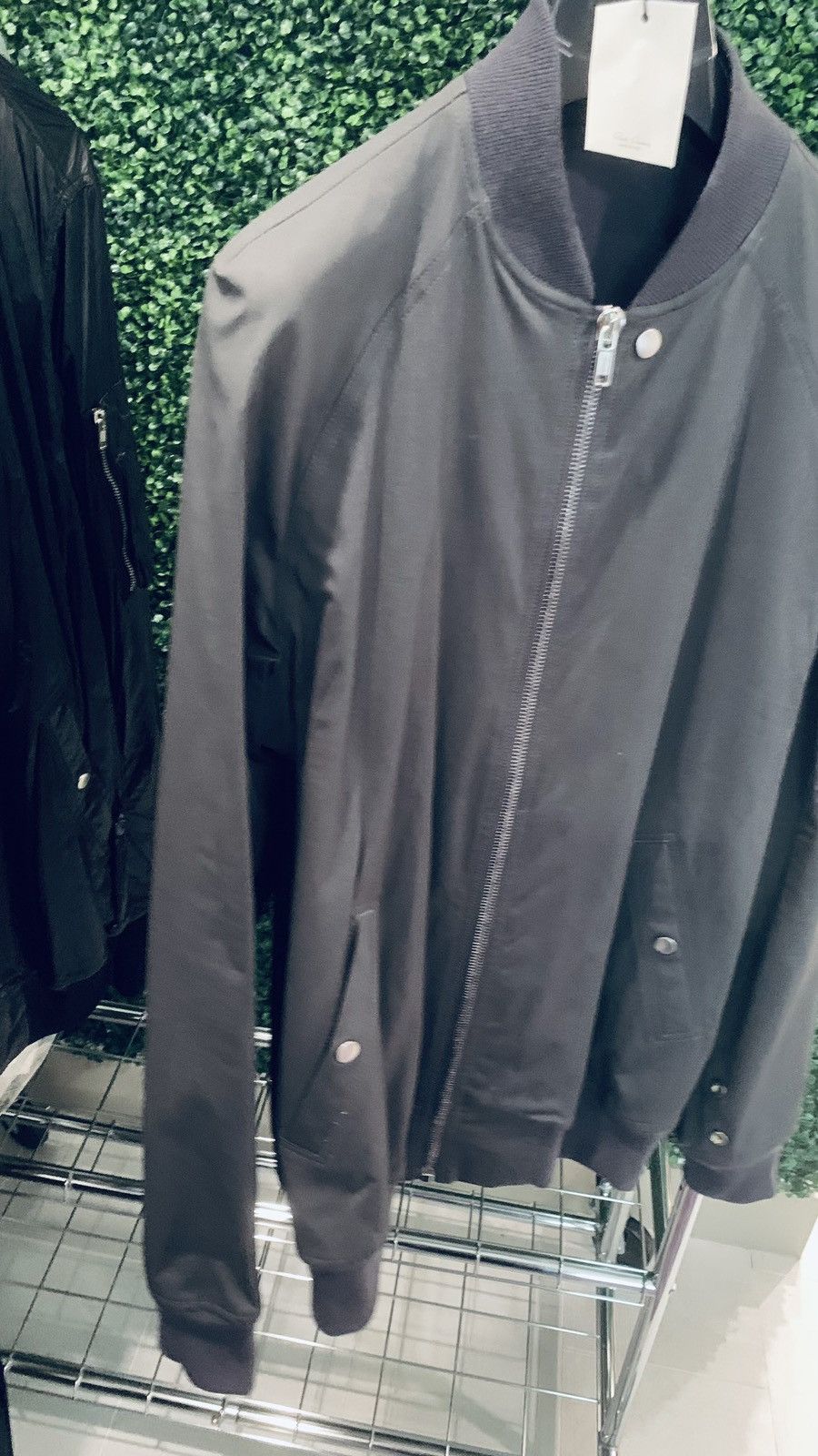 Rick Owens RICK OWENS SS18 DIRT RAGLAN FLIGHT BOMBER JACKET GRAY EU54 Size US L / EU 52-54 / 3 - 5 Thumbnail