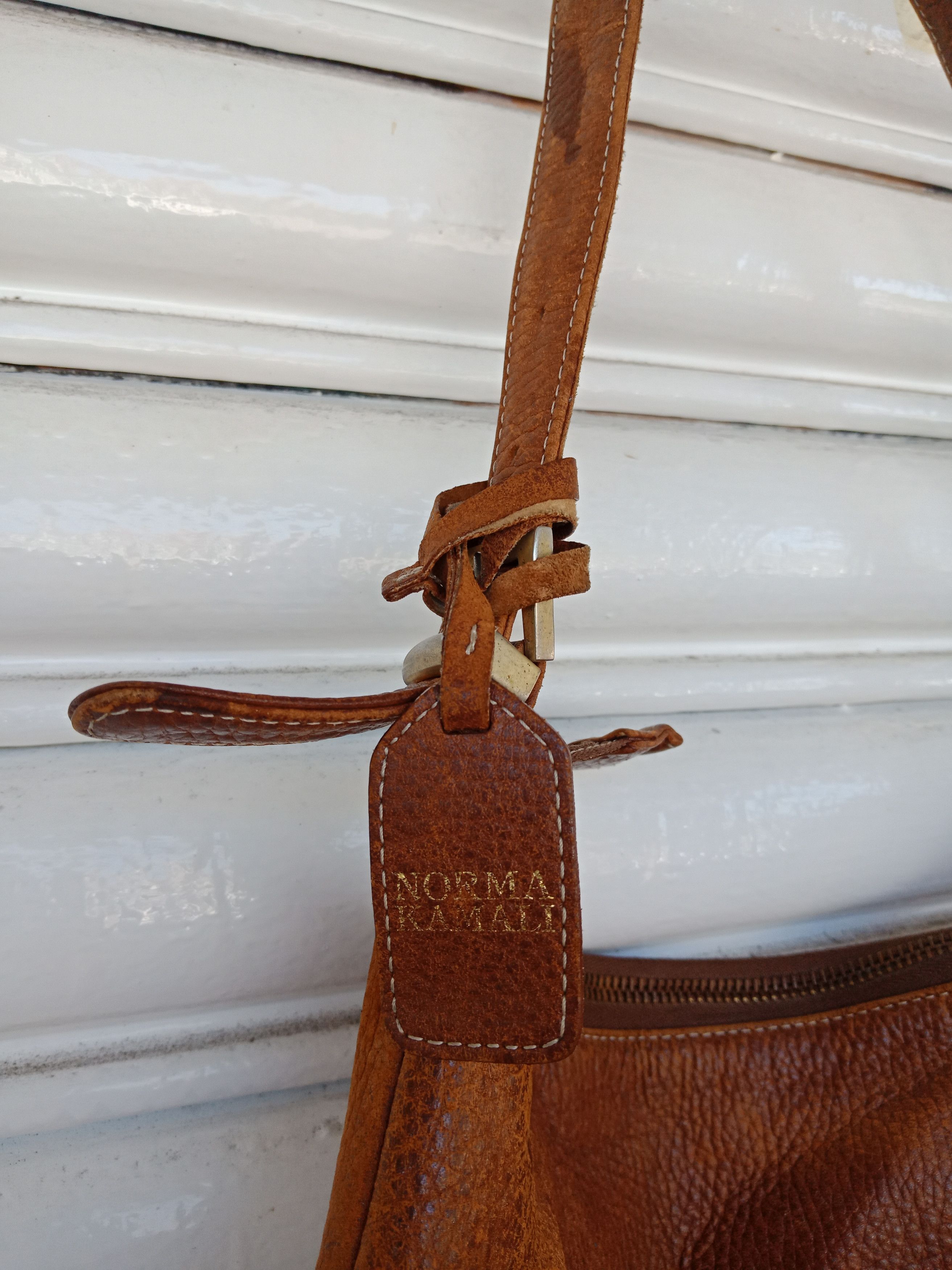 Japanese Brand Norma Kamali Leather Bag Size ONE SIZE - 8 Thumbnail
