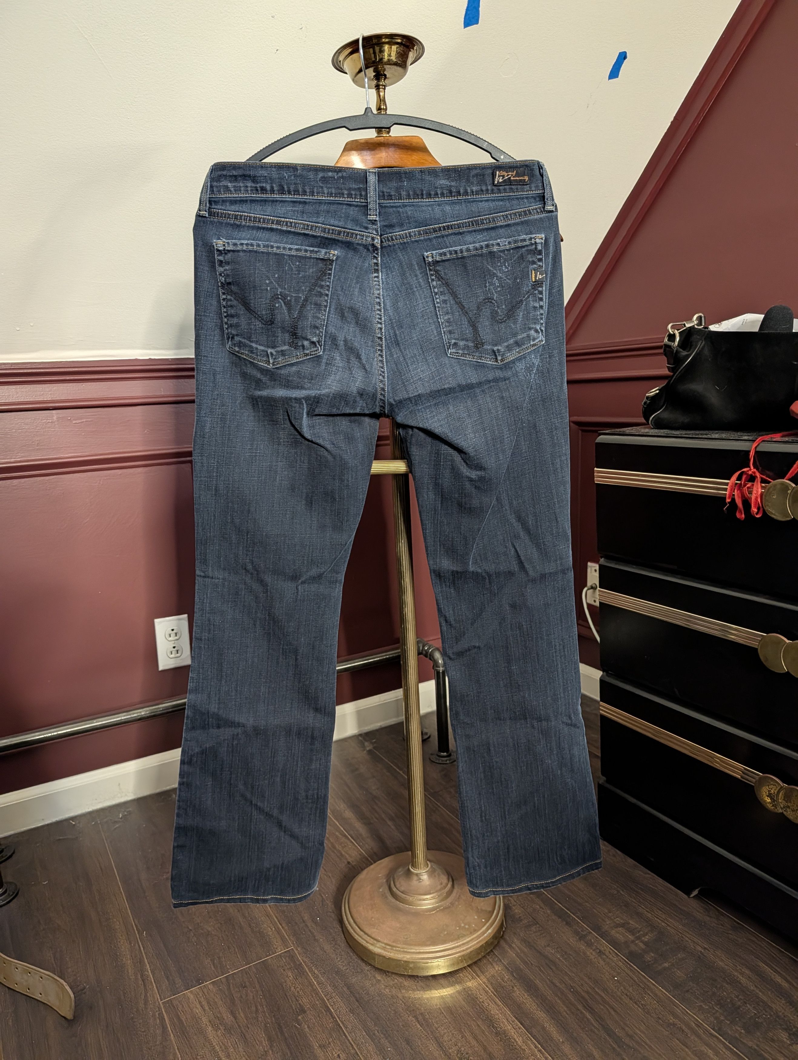 Citizens Of Humanity Flared bootcut made in USA blue denim jeans 32 Size 32" / US 10 / IT 46 - 7 Thumbnail