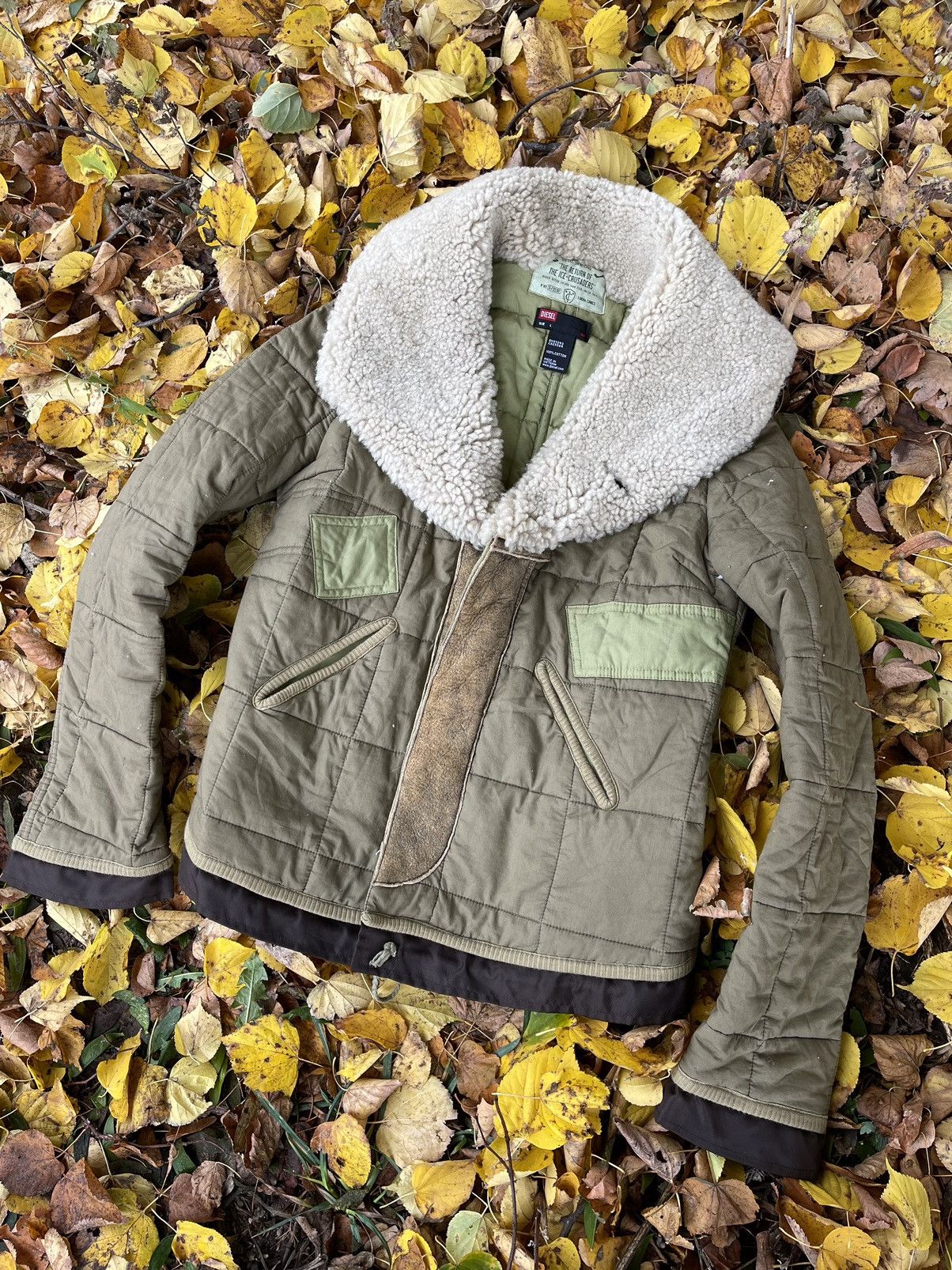 Vintage Diesel Jacket Fur | Grailed
