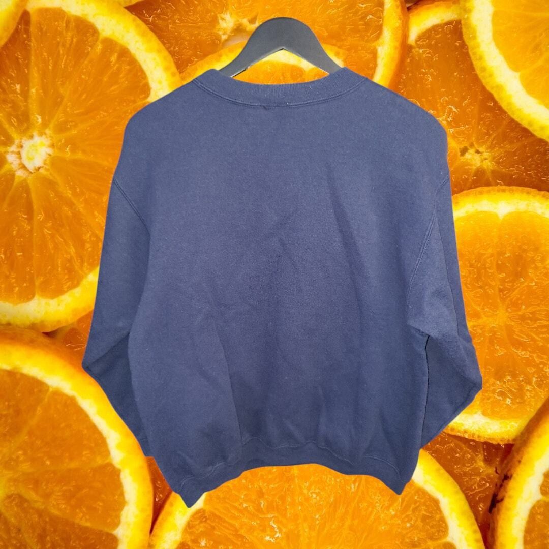 Other Deco Tex Men's Vintage 90's Text Printed Blue Long Sleeve Sw Size US M / EU 48-50 / 2 - 5 Thumbnail