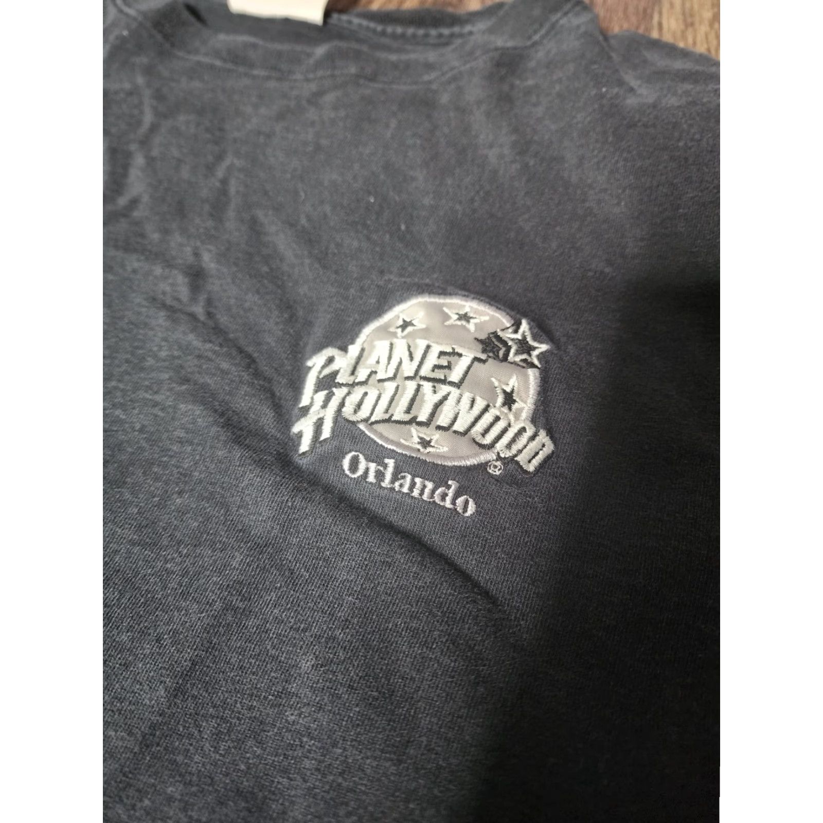Planet Hollywood VINTAGE Planet Hollywood T-Shirt 90s Mens L Embroidered Black Short Sleeve Crew Neck 1990s Theme Mens Size US L / EU 52-54 / 3 - 5 Thumbnail