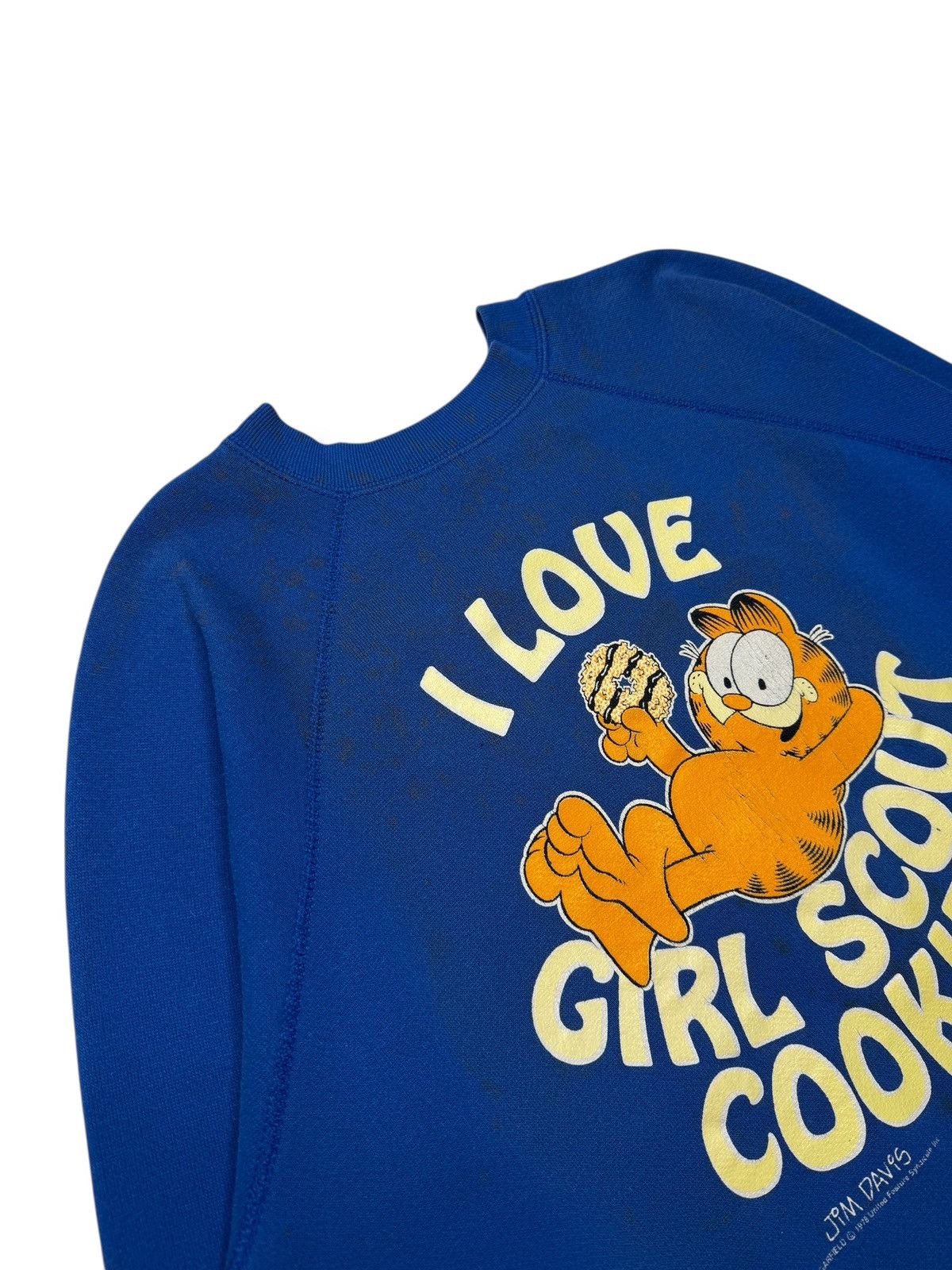 Vintage Vintage 1978 Garfield Girl Scout Cookie Sweater Size US XL / EU 56 / 4 - 4 Thumbnail