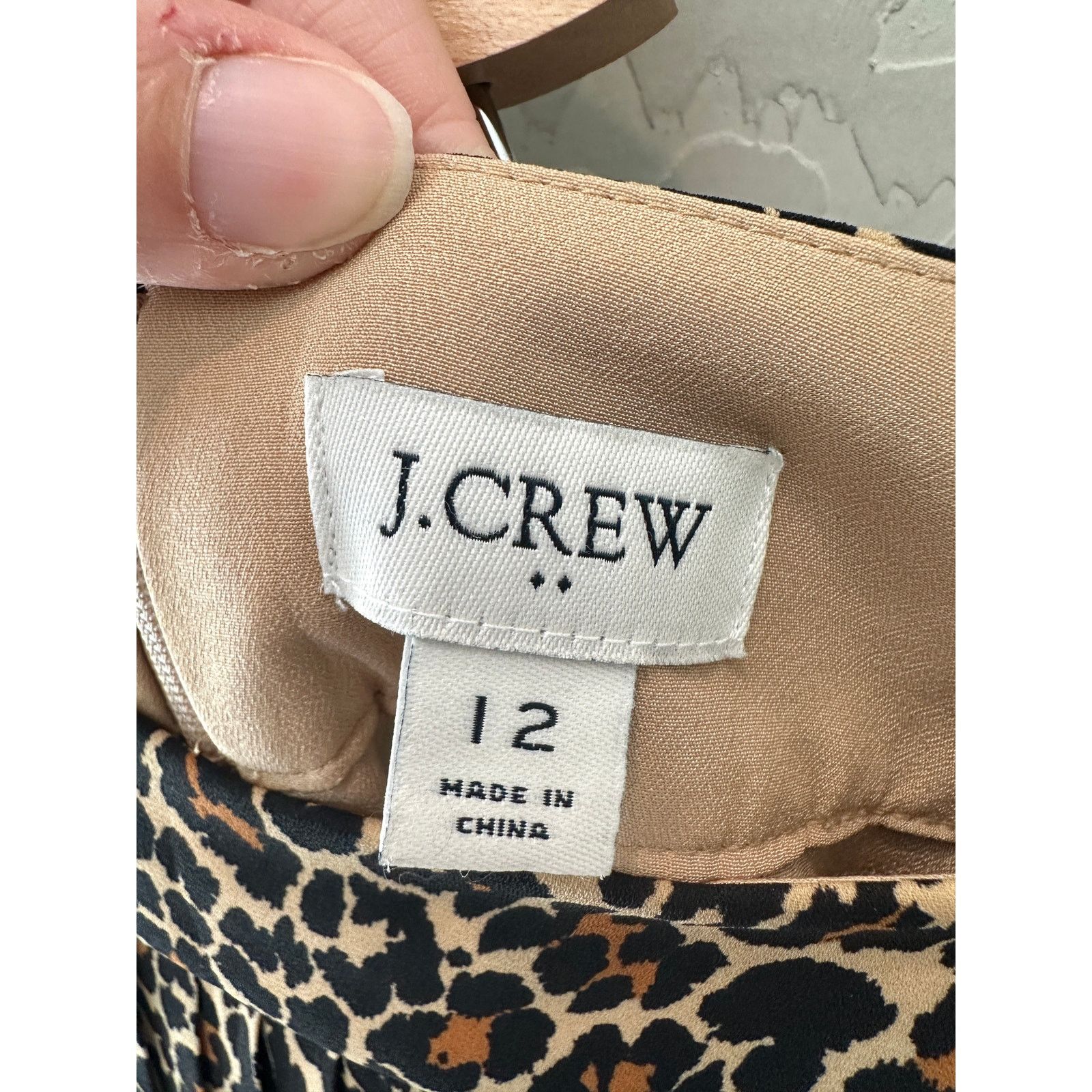 J.Crew J.CREW | Pleated Leopard Animal Print Midi Skirt | Size 12 Size 34" / US 12 / IT 48 - 5 Thumbnail