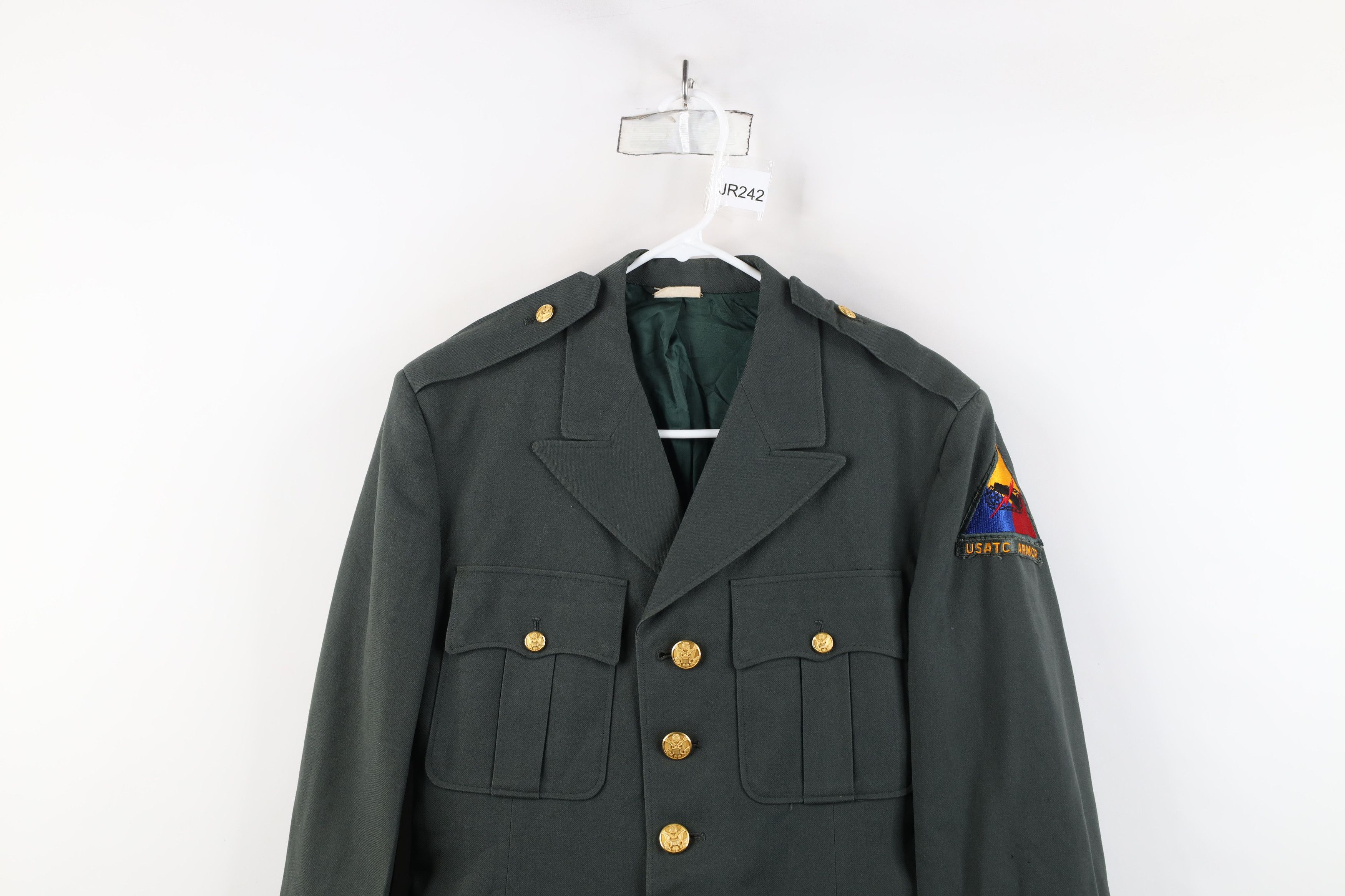 Vintage Vintage 60s Vietnam Era Class 3 Officer Jacket Green USA Size US L / EU 52-54 / 3 - 2 Thumbnail