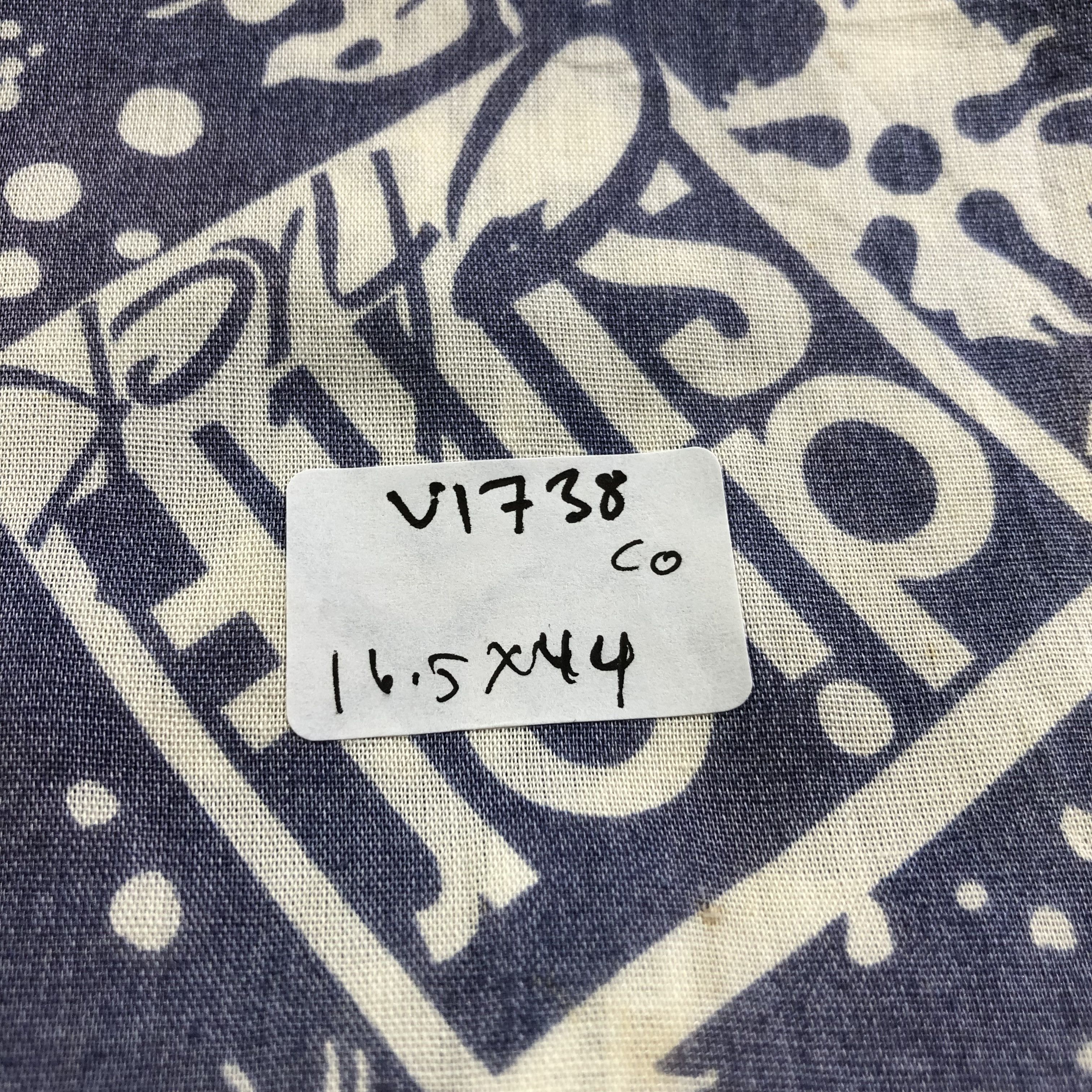 Christian Dior Monsieur Christian Dior Surf Chick Cotton Scarf Muffler V1738 Size ONE SIZE - 13 Thumbnail