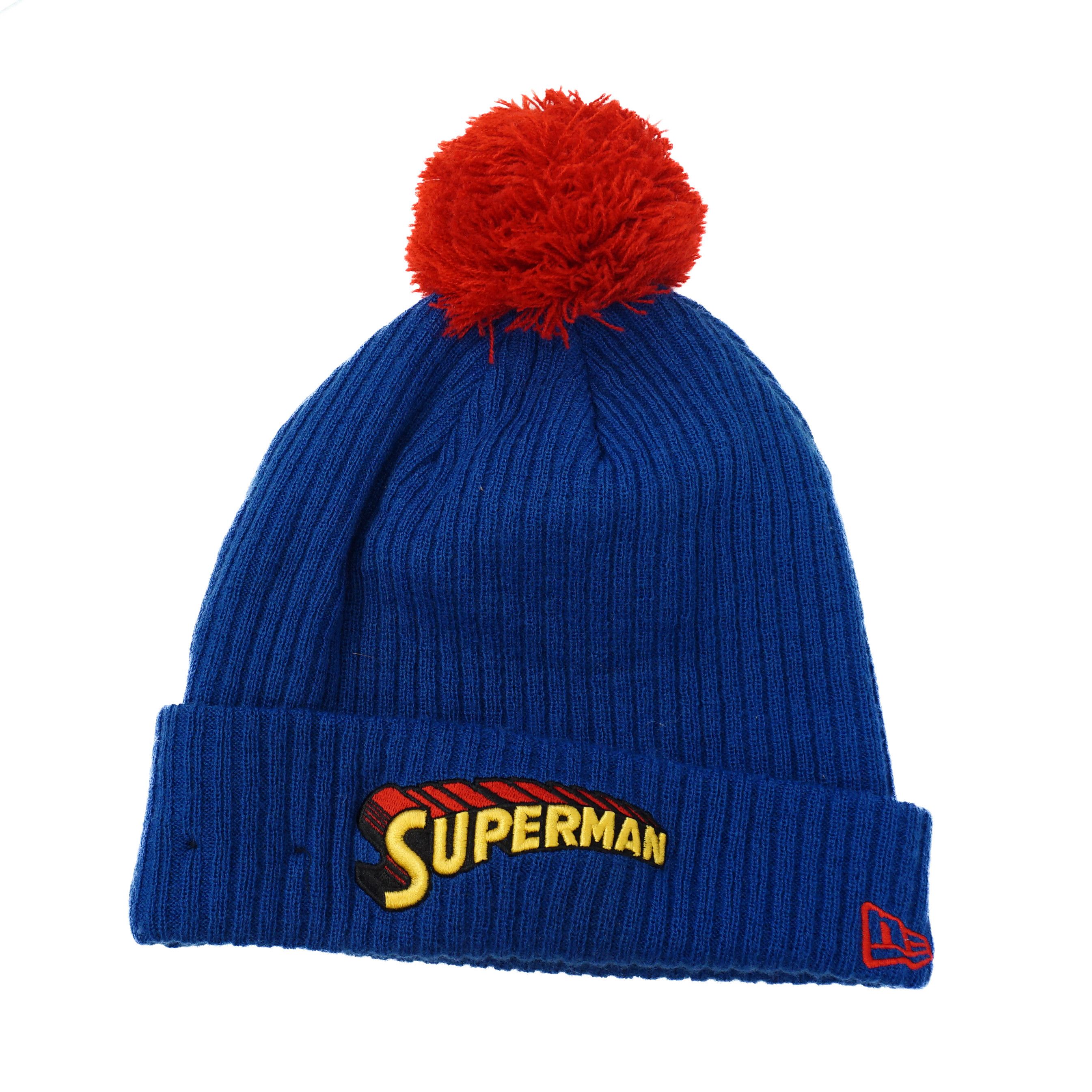 dc-comics-new-era-official-dc-embroidered-superman-beanie-grailed