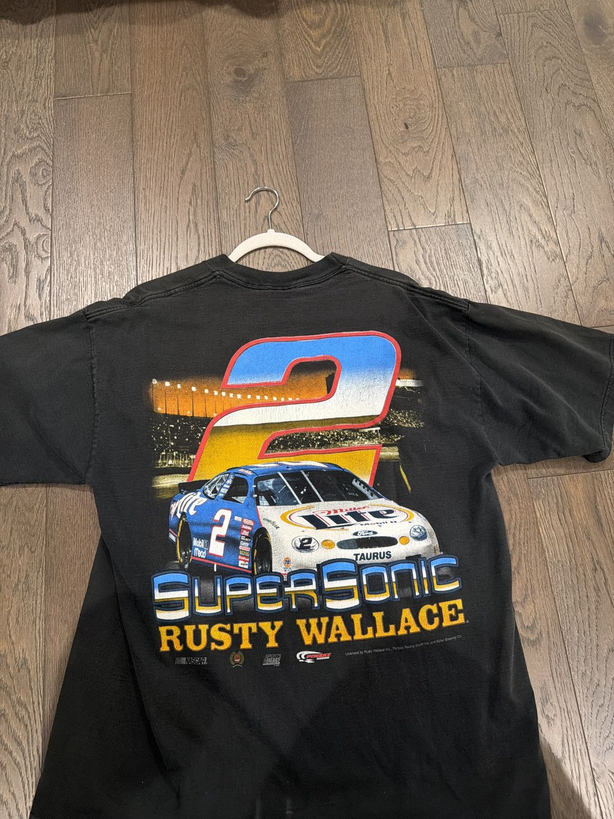 Vintage Rusty Wallace Nascar Vintage T-Shirt Size M Size US L / EU 52-54 / 3 - 5 Thumbnail