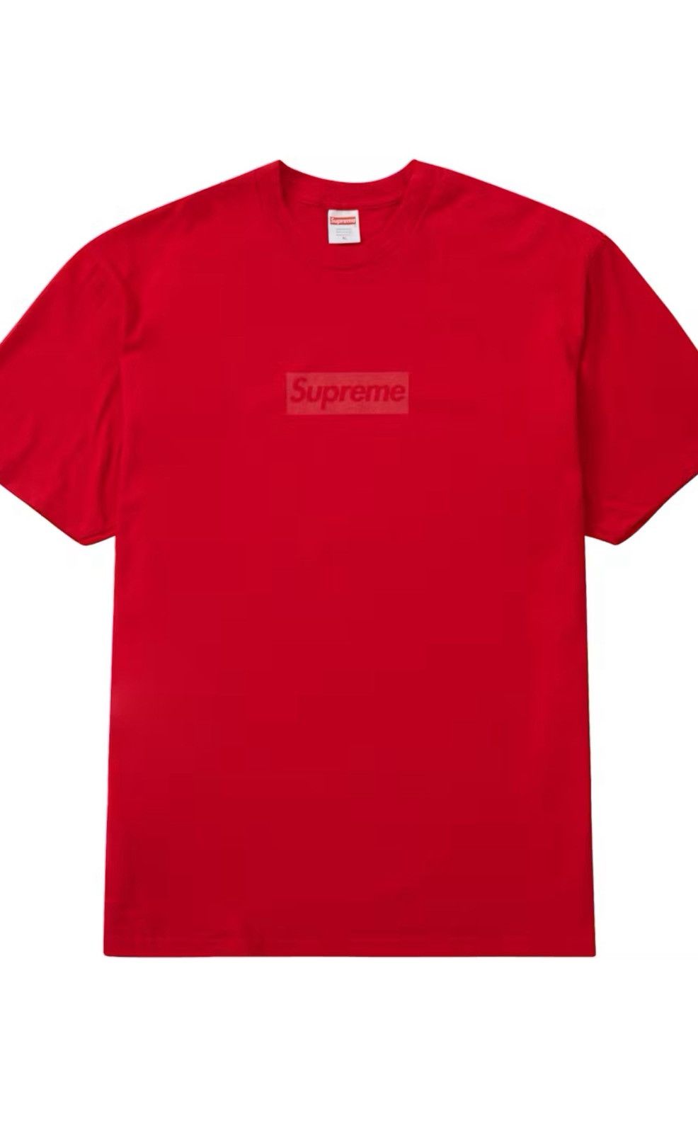 Supreme Supreme Tonal Box Logo Tee Red Medium New Size US M / EU 48-50 / 2 - 1 Thumbnail