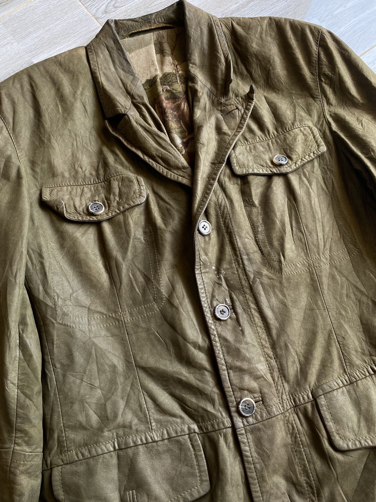 20471120 × Moreschi Moreschi Leather Jacket Size US M / EU 48-50 / 2 - 10 Thumbnail