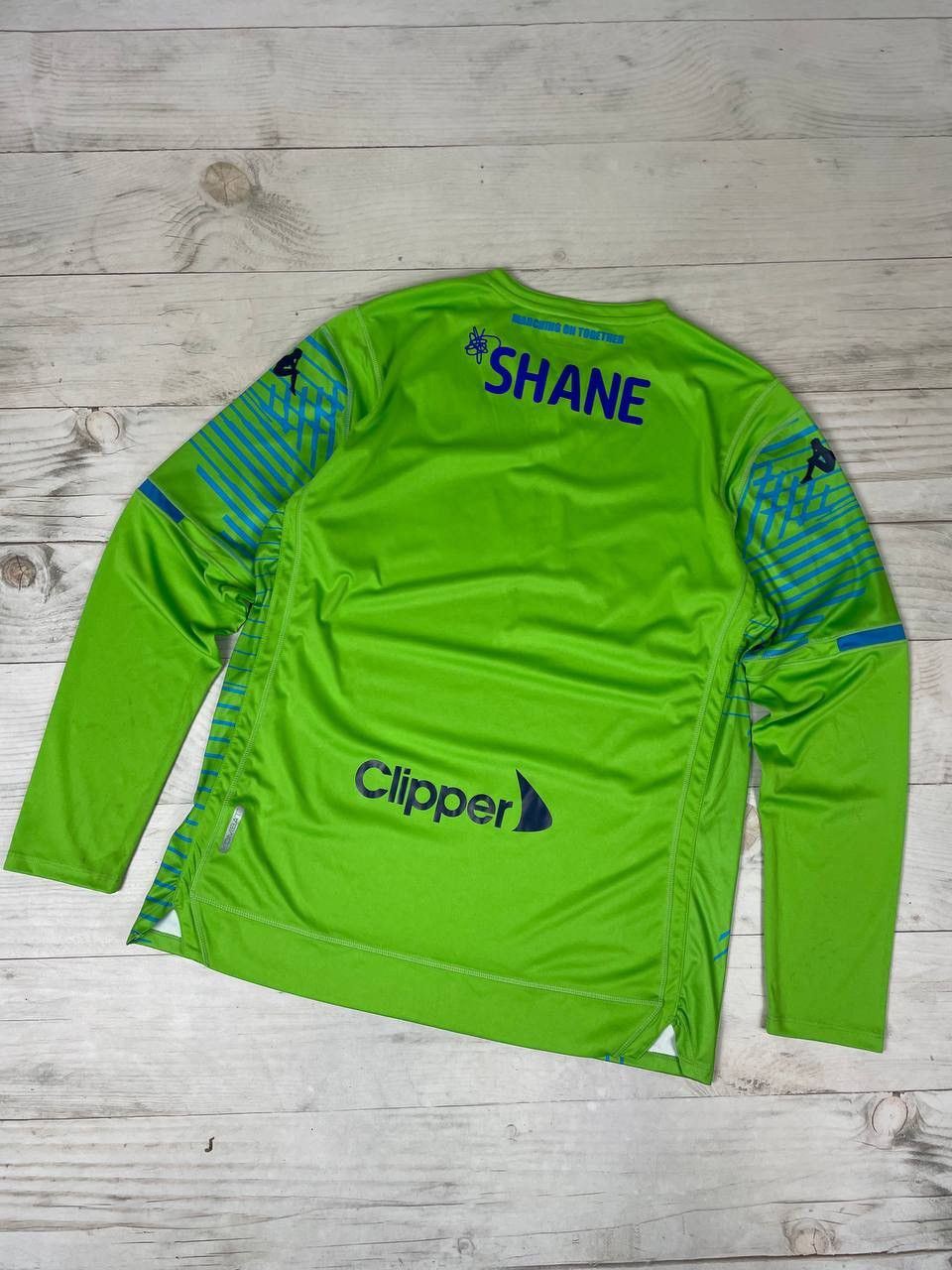 Kappa Leeds United 2018 2019 Goalkeeper Shirt Jersey Long Sleeve Size US XL / EU 56 / 4 - 16 Thumbnail