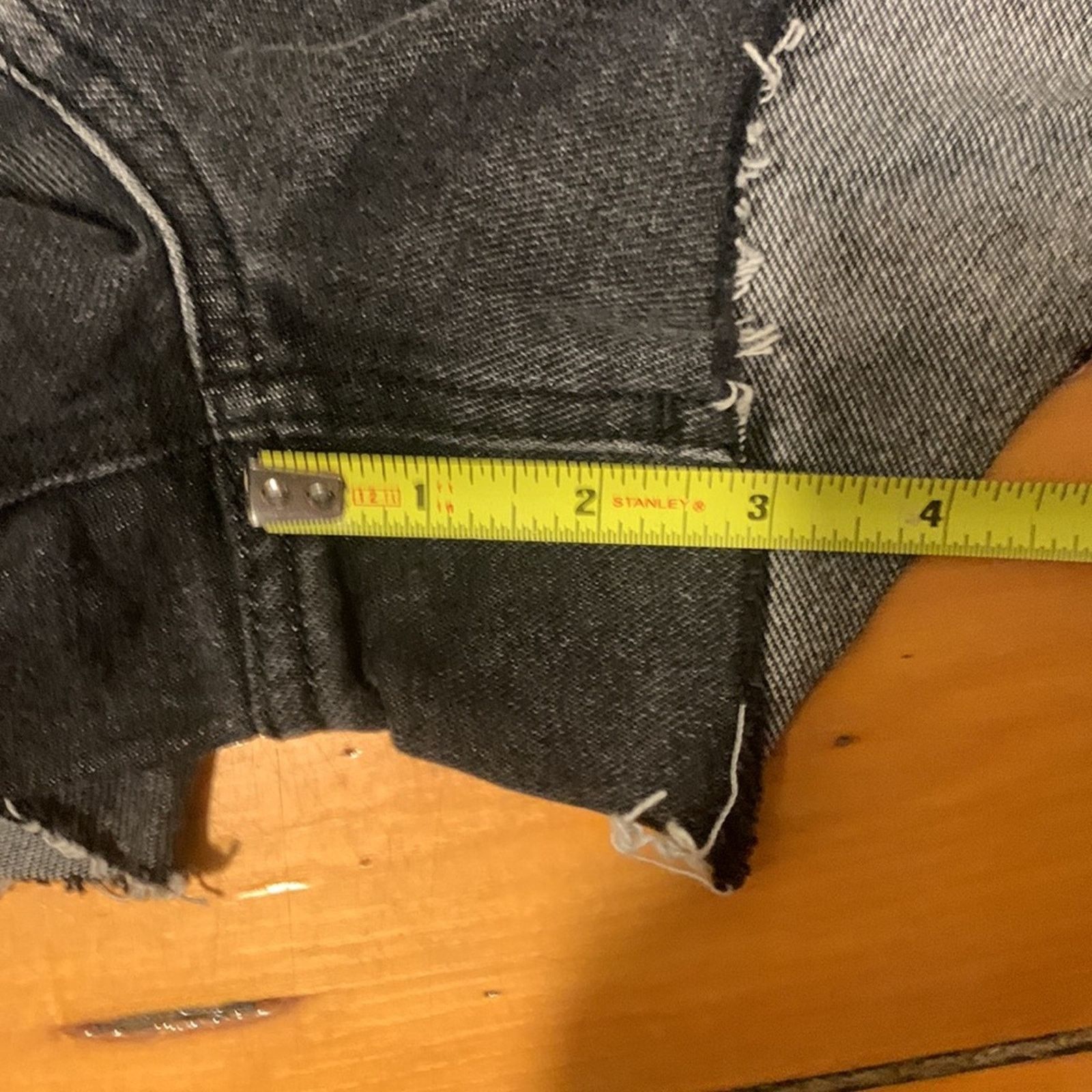 Pacsun Pacsun Y2K Ultra Highrise Vintage Shorts Black Denim Size 27" / US 4 / IT 40 - 10 Thumbnail