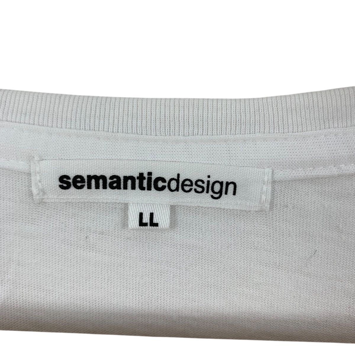 Japanese Brand SEMANTIC DESIGN Japan Punk Brand Print Design White Shirt Size US L / EU 52-54 / 3 - 5 Thumbnail