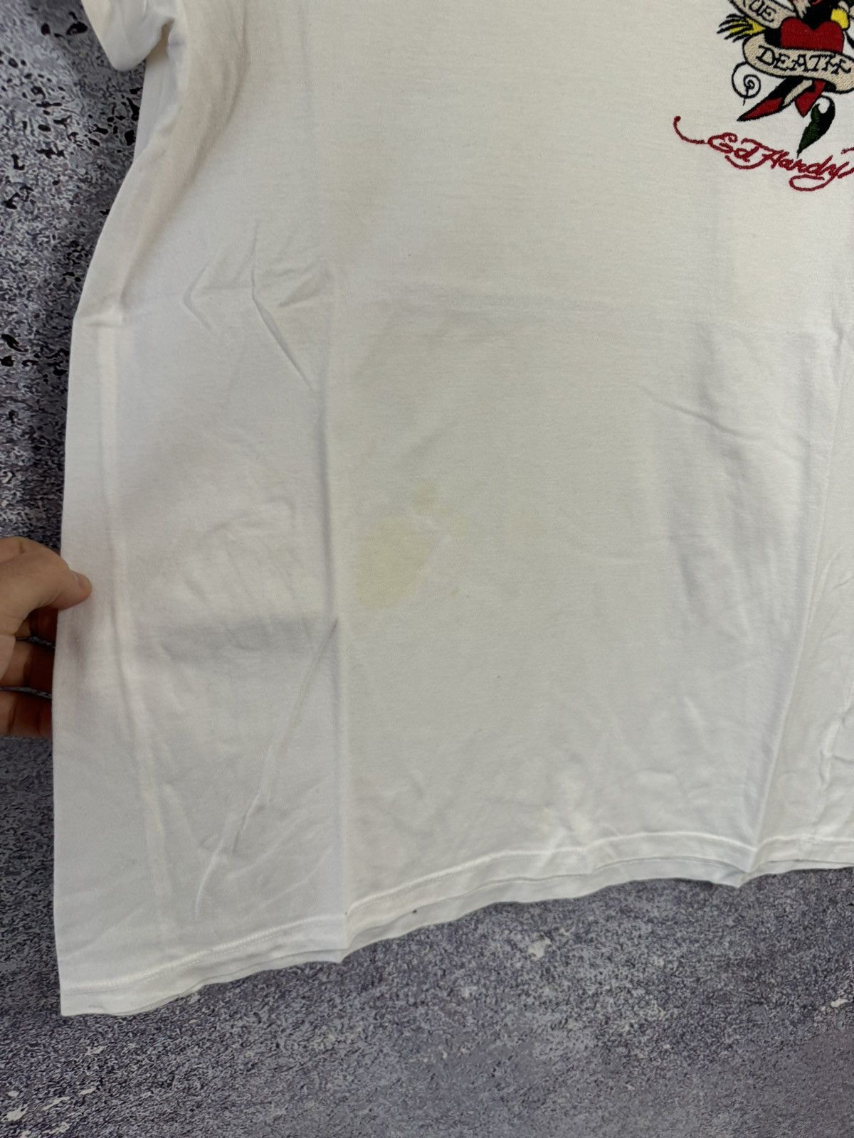 Ed Hardy × Vintage Made in USA🇺🇸 Ed Hardy tee Size US S / EU 44-46 / 1 - 9 Thumbnail